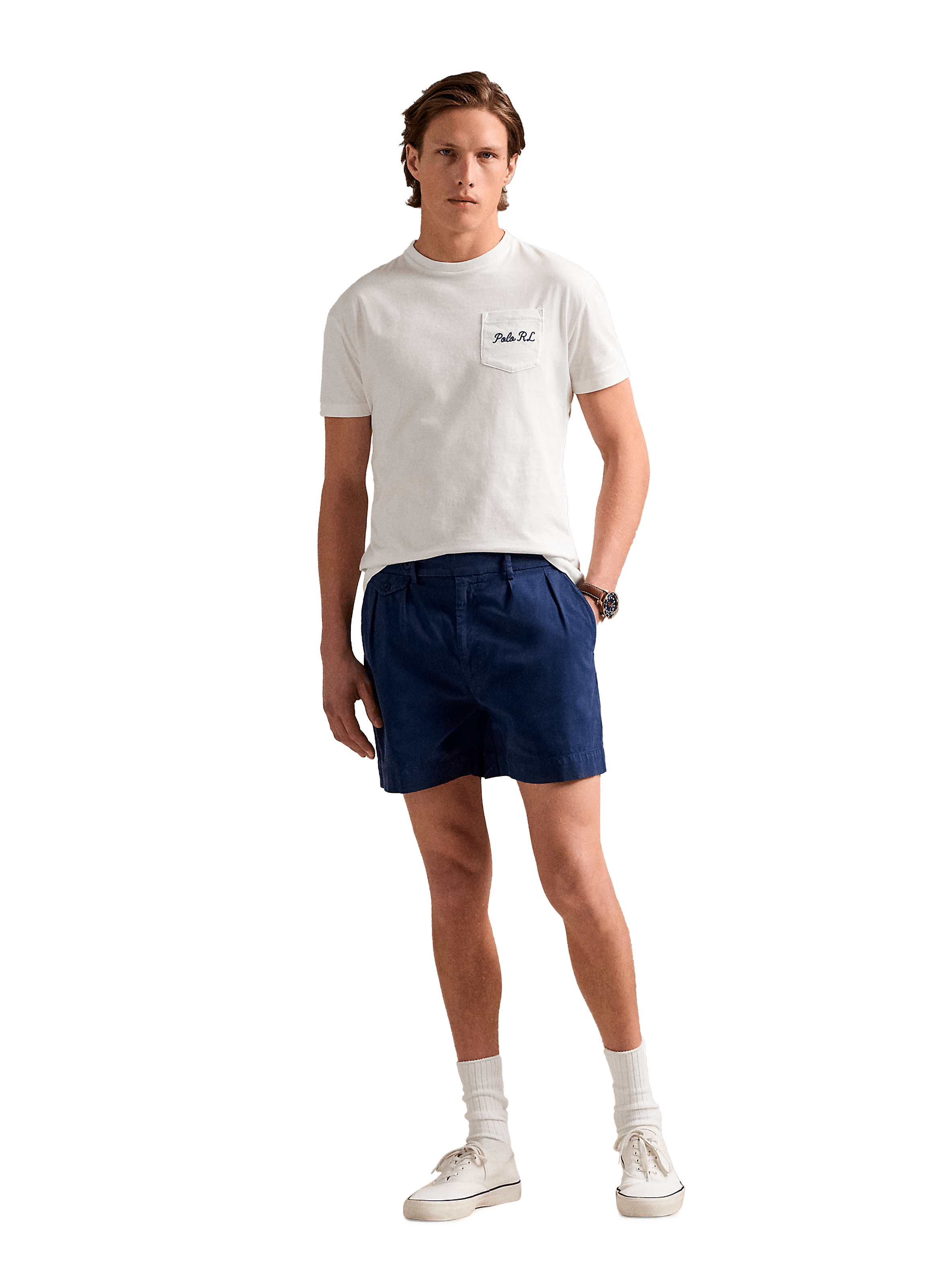 T-shirt droit imprimé en coton POLO RALPH LAUREN Blanc