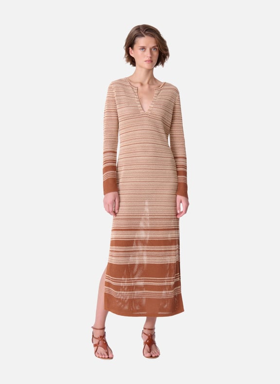 Robe longue elly Beige by VANESSA BRUNO VANESSA BRUNO Robe longue elly Beige
