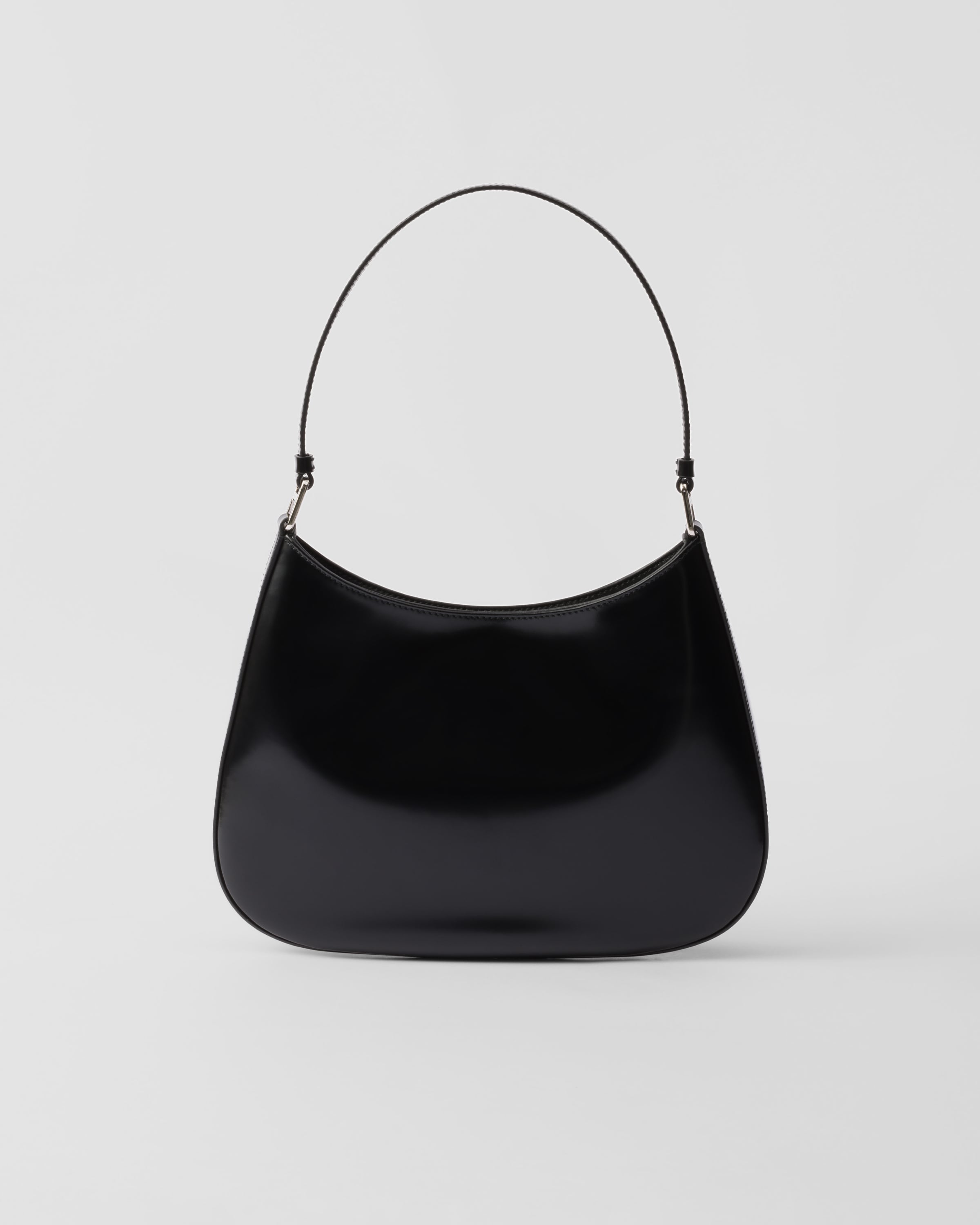 Sac porté épaule prada cleo en cuir brossé PRADA Noir