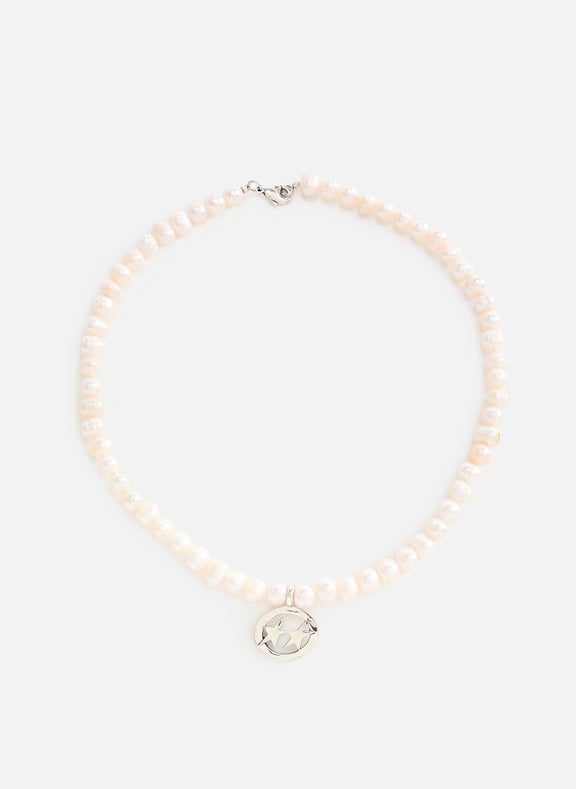 Icon Pearl Necklace Silver by TWO JEYS TWO JEYS Icon Pearl Necklace Silver