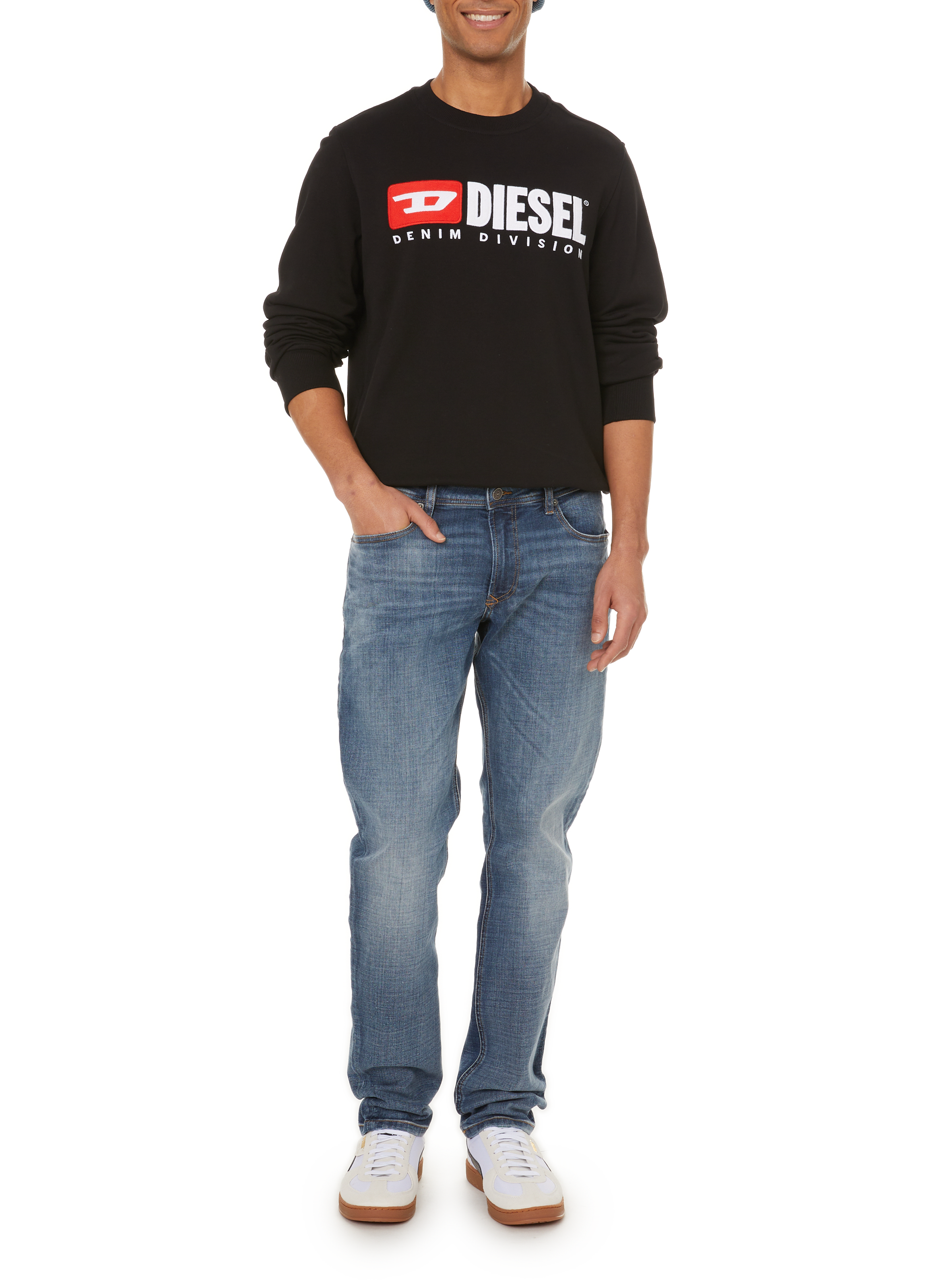 Sweat logotypé DIESEL Noir