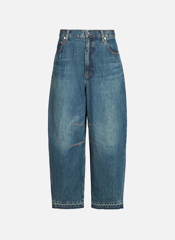 Jean ballon Cocoon en coton Bleu by HELMUT LANG HELMUT LANG Jean ballon Cocoon en coton Bleu
