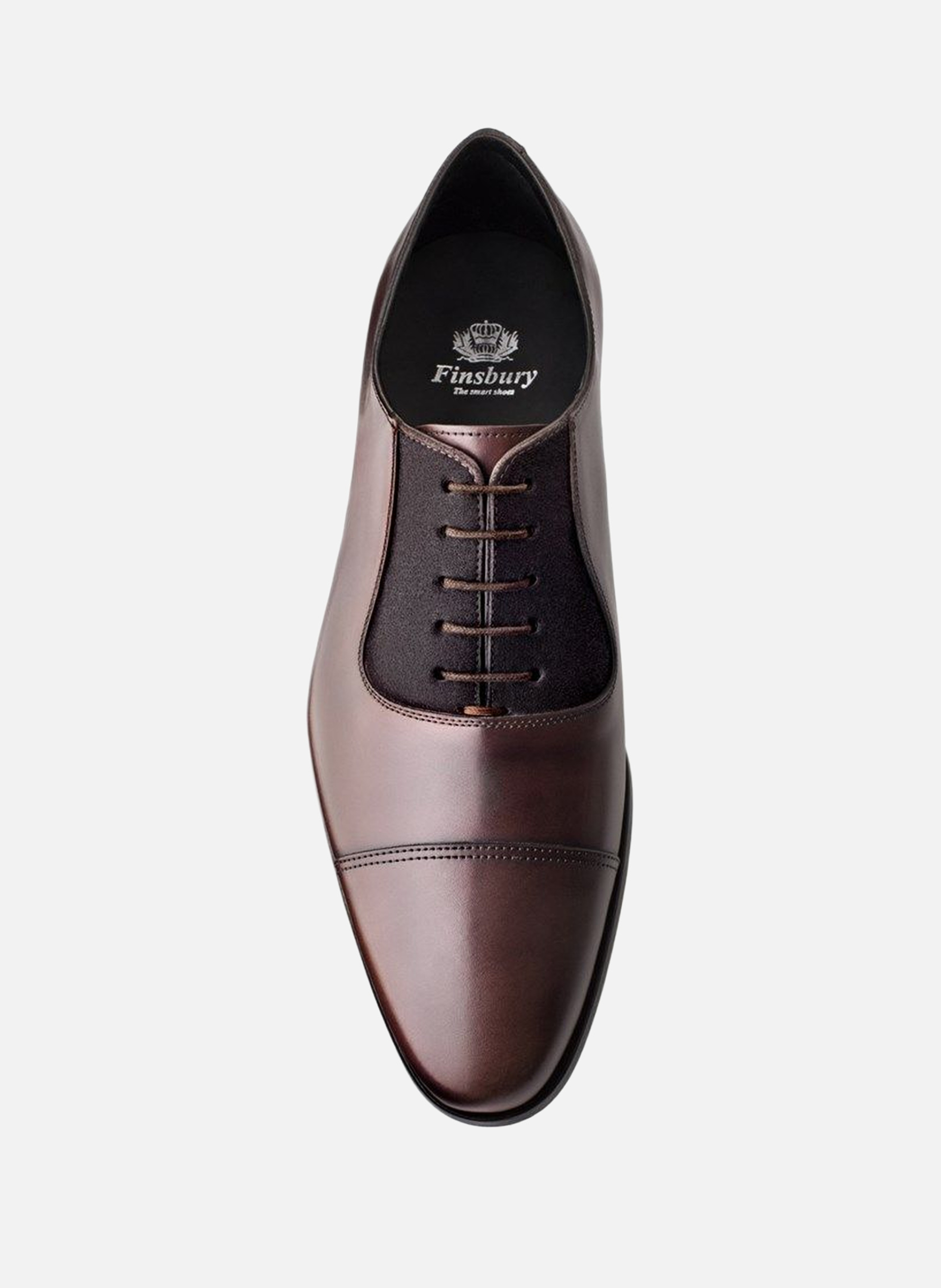 Richelieu cuir heathrow FINSBURY Marron
