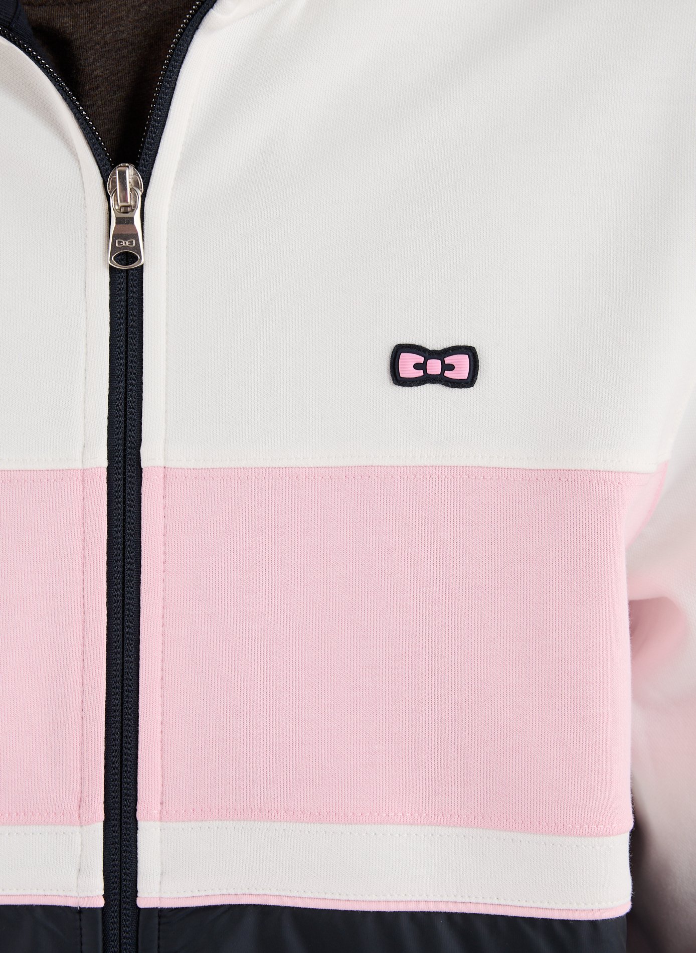 Cotton-blend zip-up sweatshirt EDEN PARK Pink