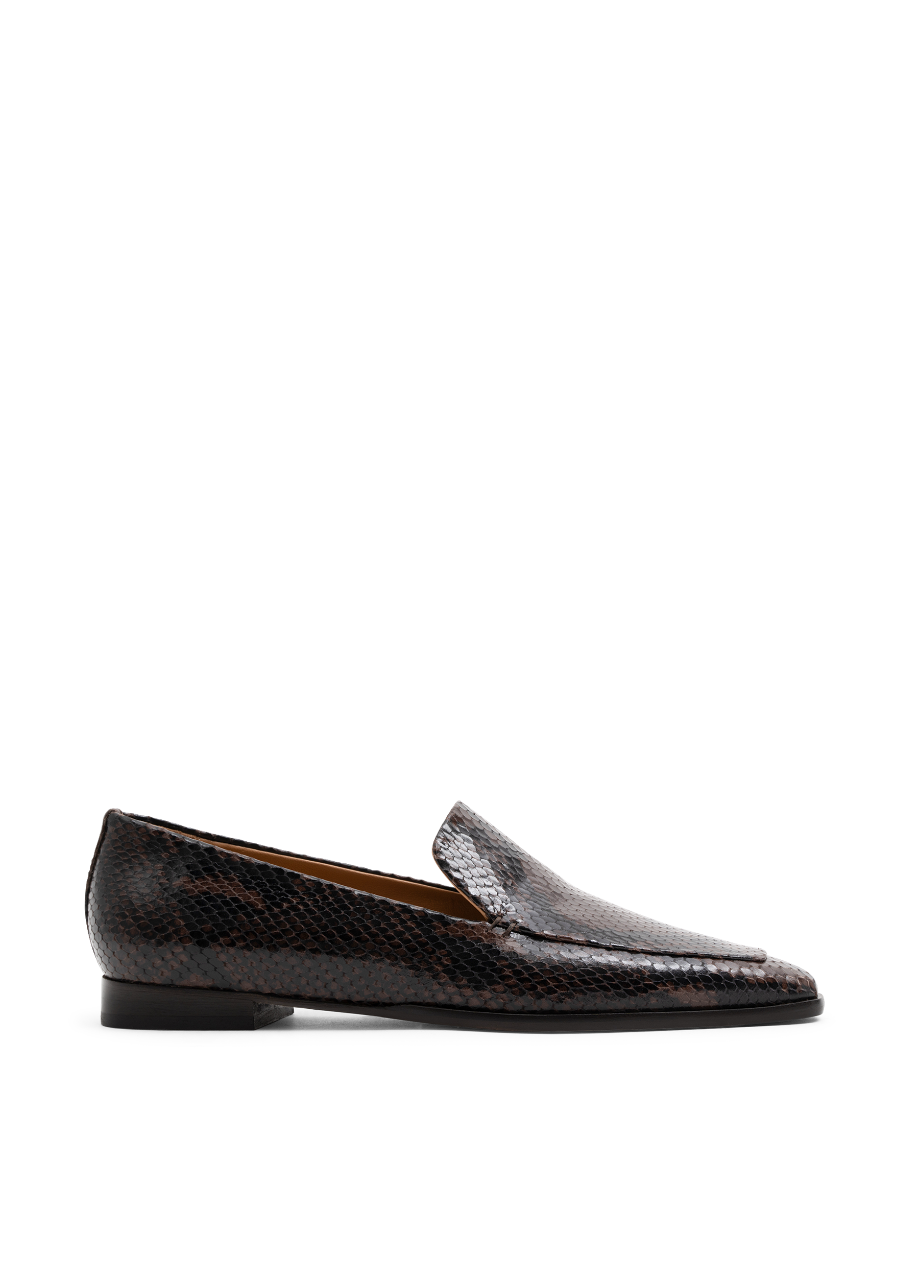Mocassins douglas en python PARALLELE Marron
