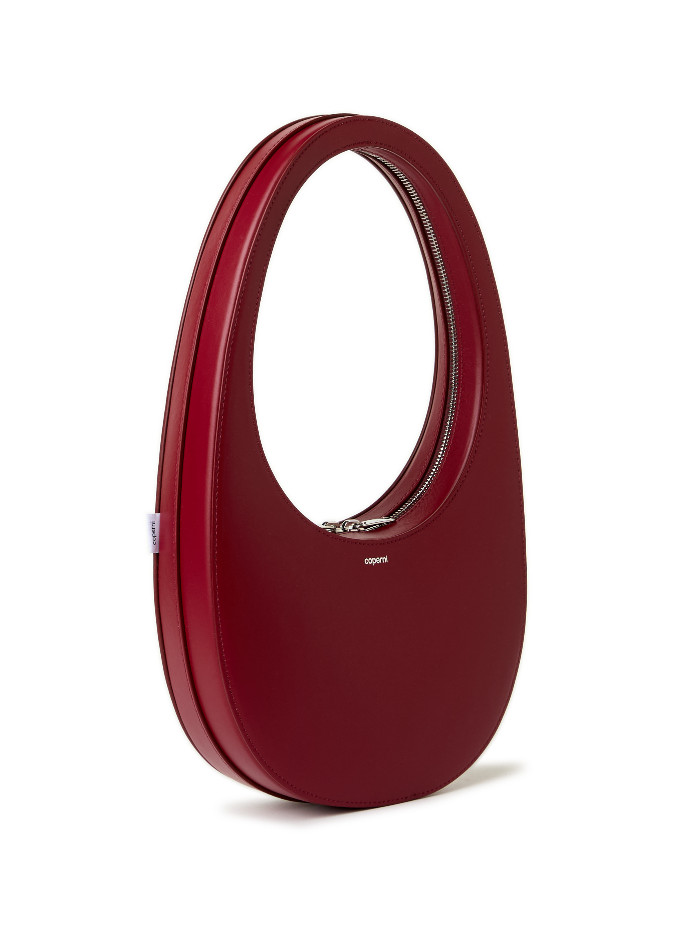 Swipe leather shoulder bag COPERNI Red