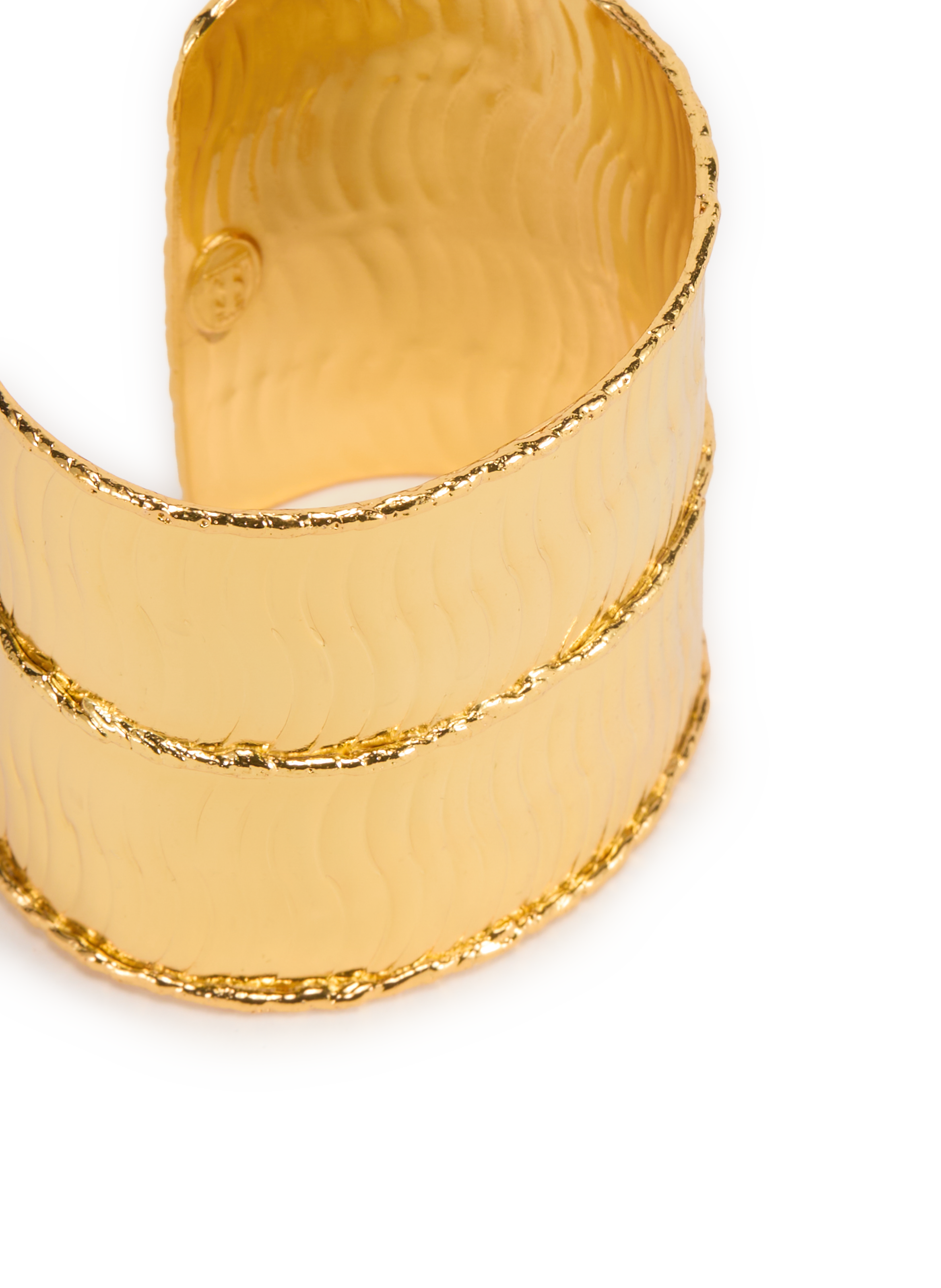 Manchette en laiton SYLVIA TOLEDANO Doré