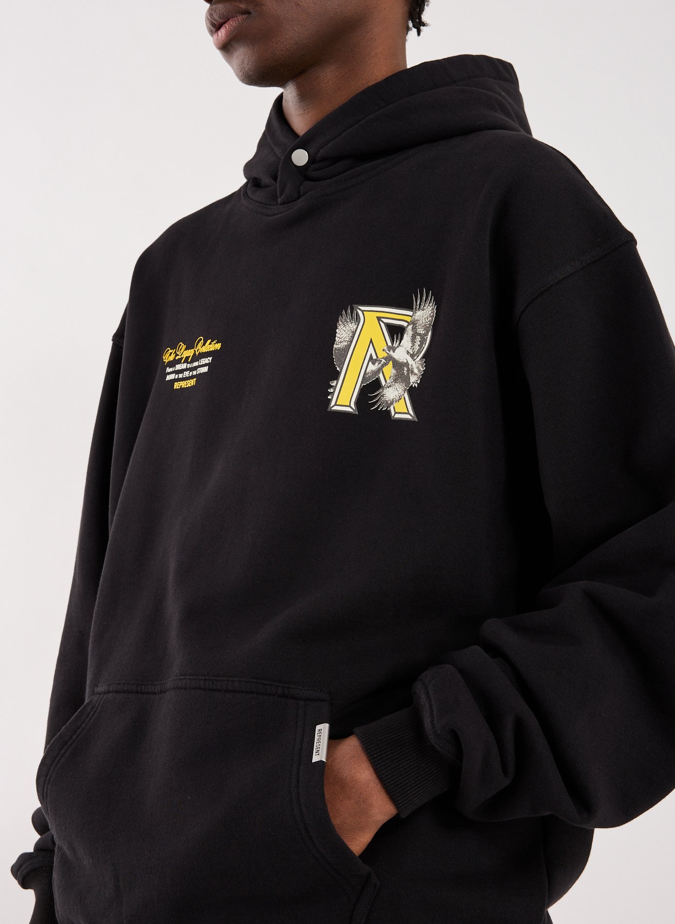 Cotton hoodie REPRESENT Blue