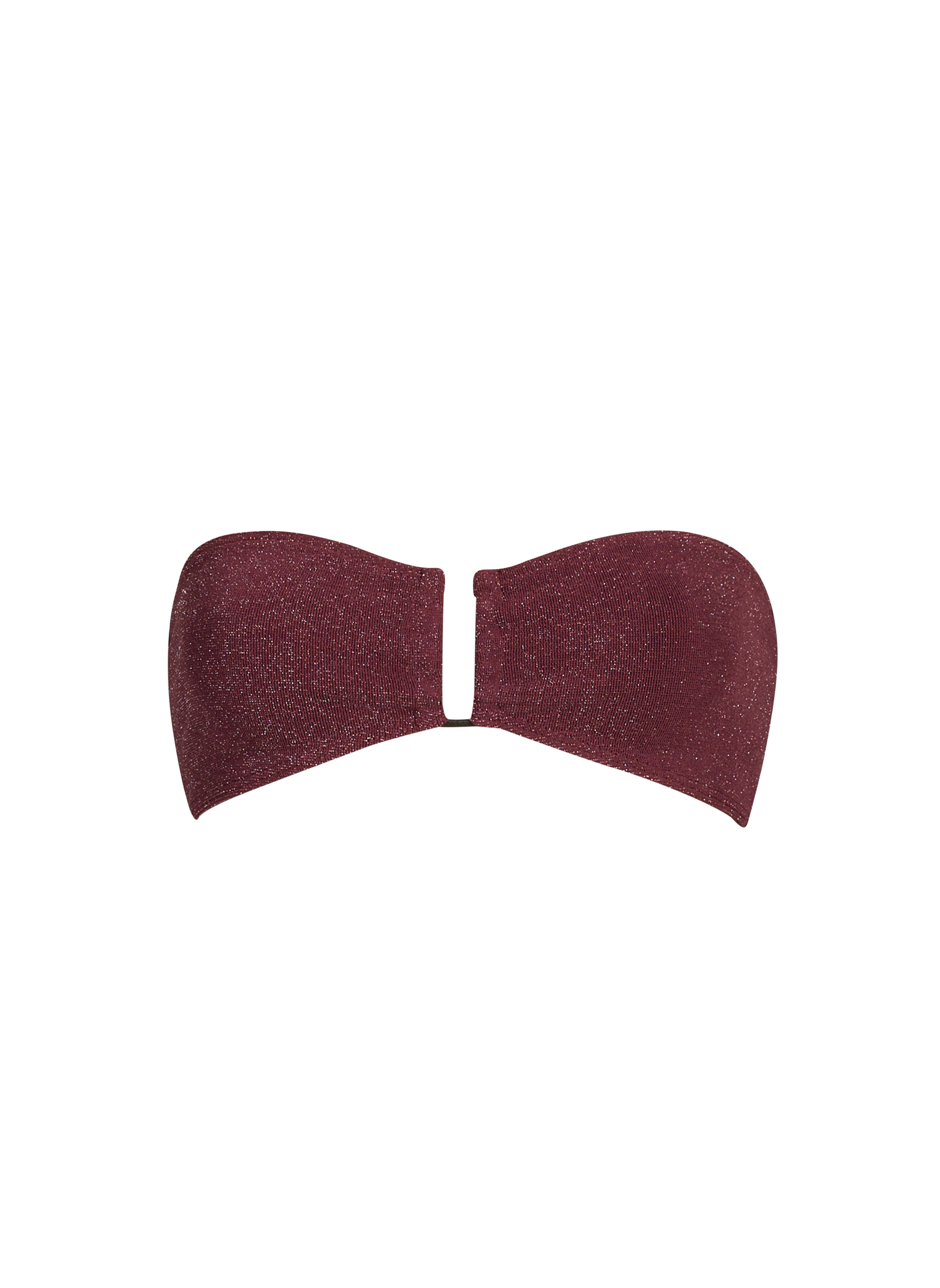 Haut de maillot de bain bandeau BOND EYE Rouge