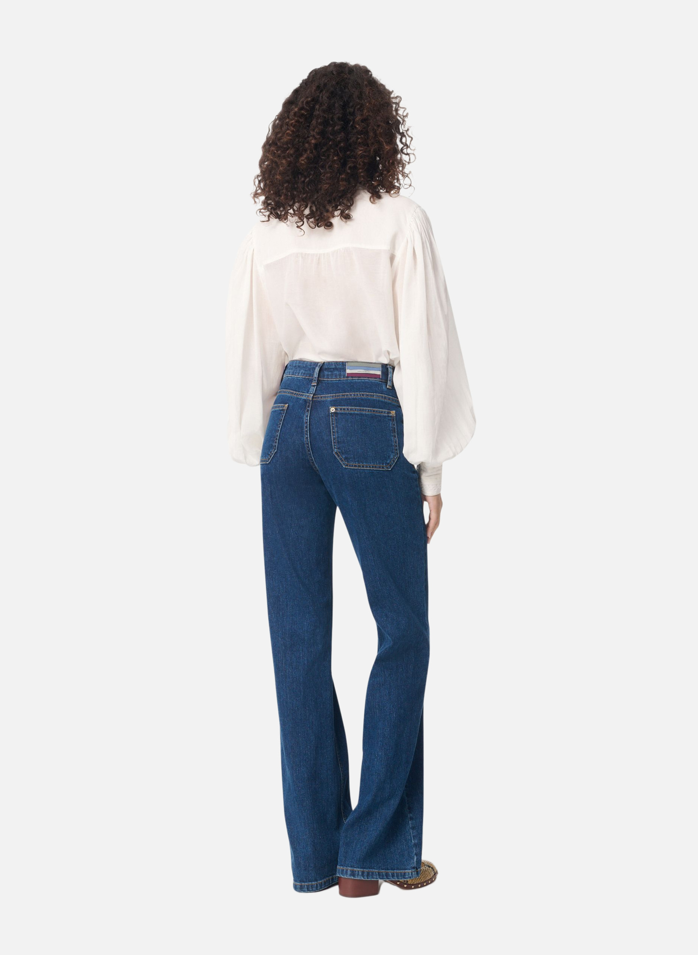 Jean Flare Dompay VANESSA BRUNO Bleu