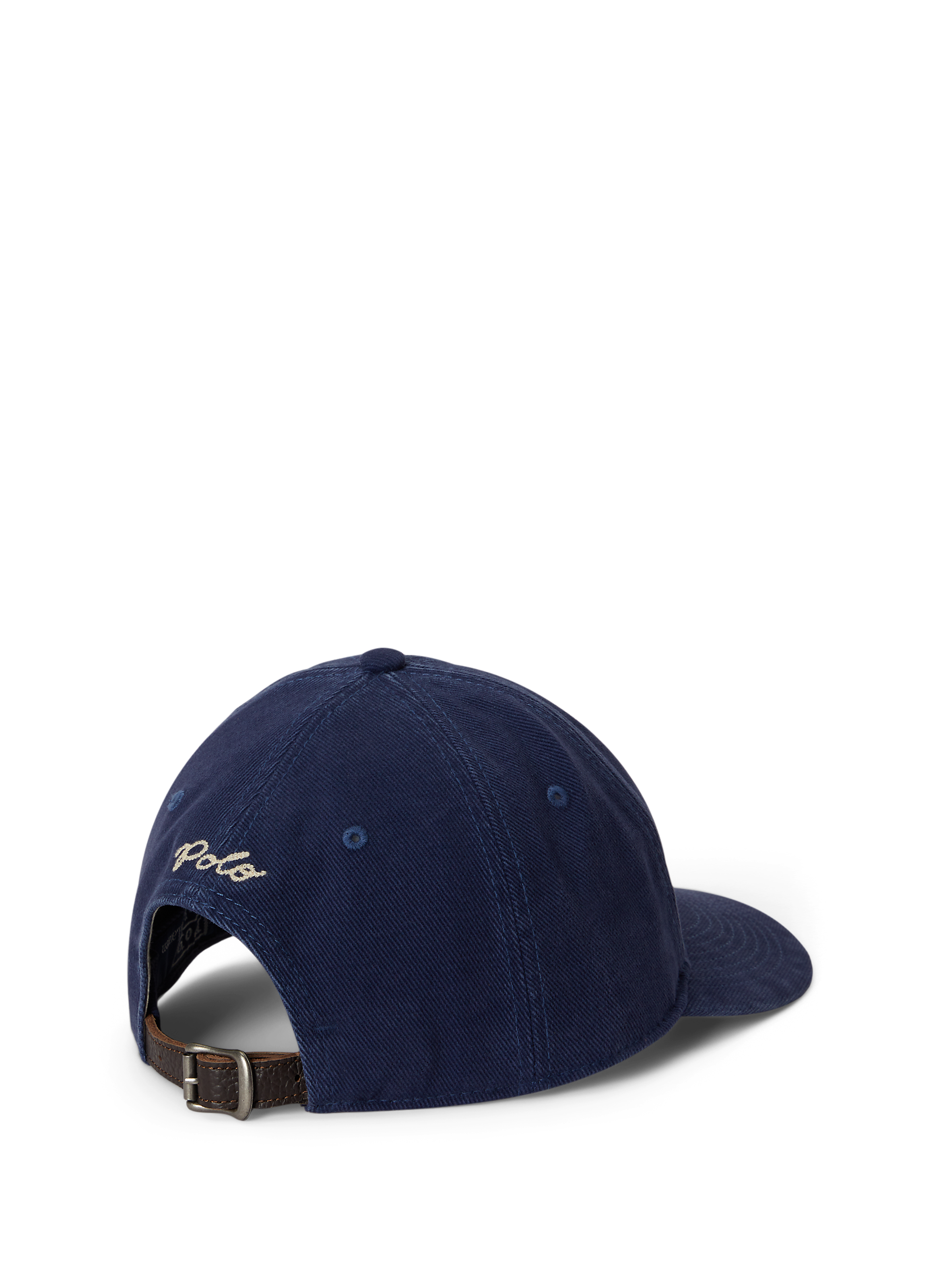 Casquette à logo brodé en coton POLO RALPH LAUREN Bleu