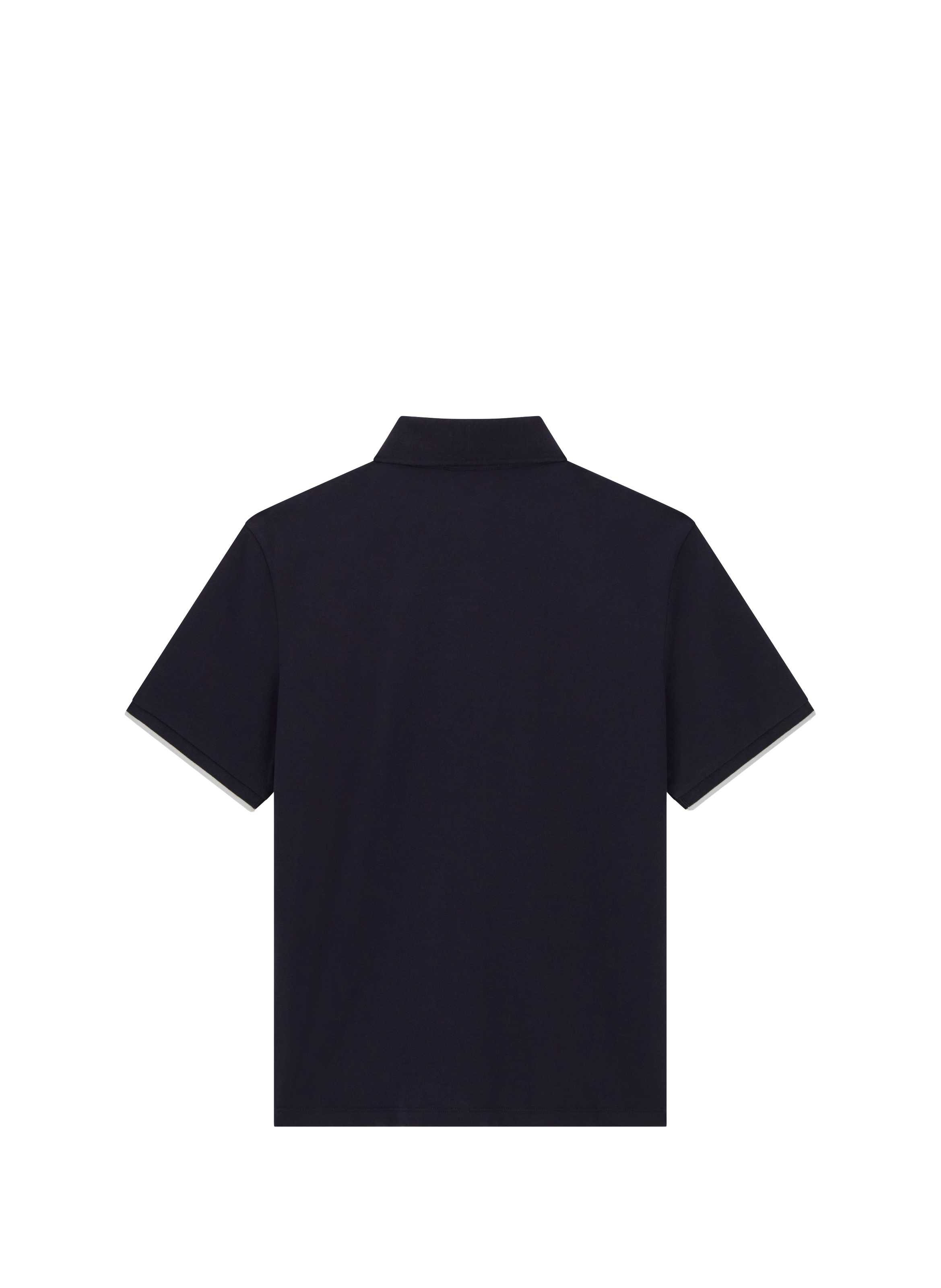 Polo uni en coton mélangé GUESS Bleu