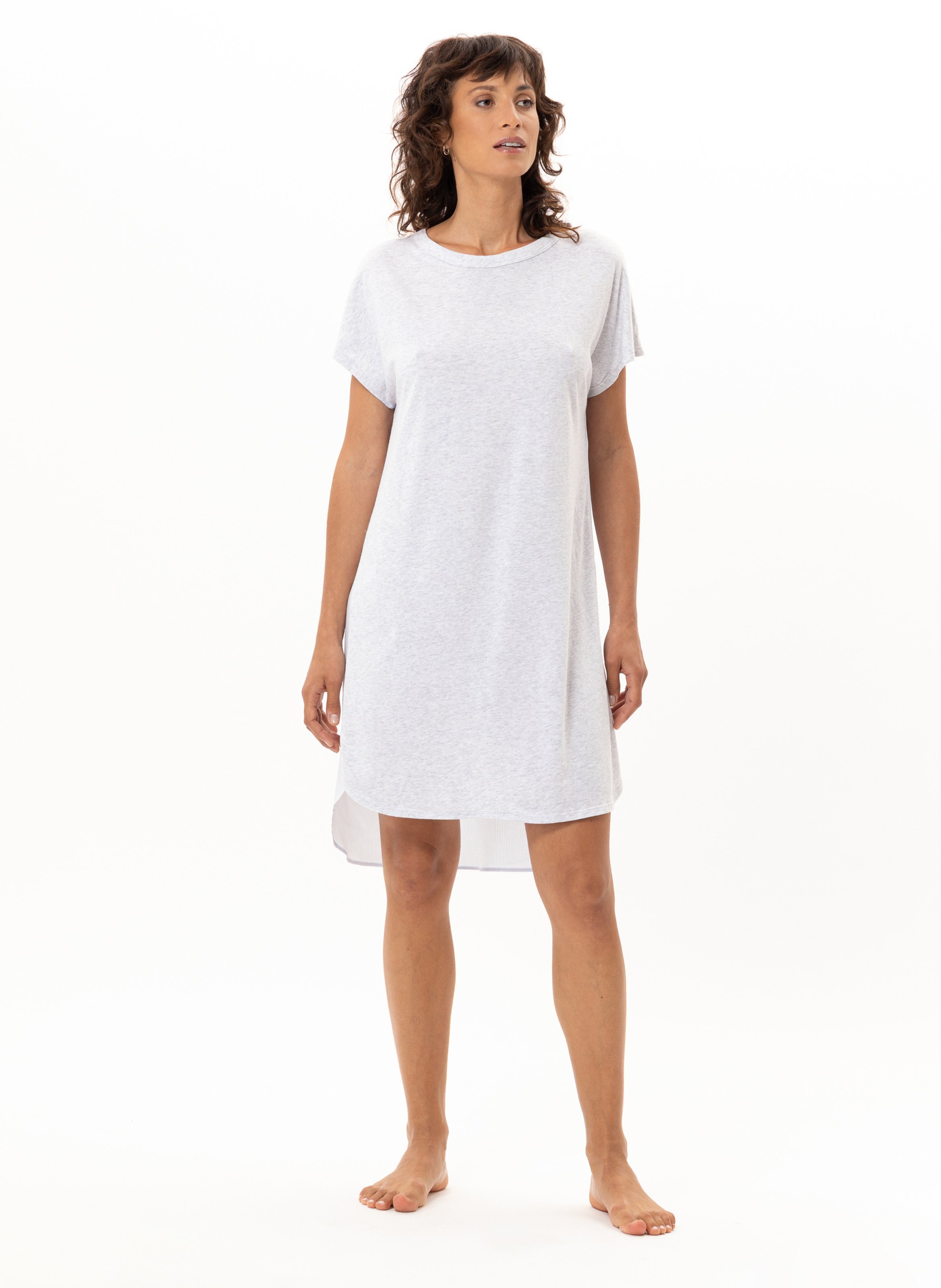 Chemise de nuit en coton modal amy 201 LE CHAT Multicolore