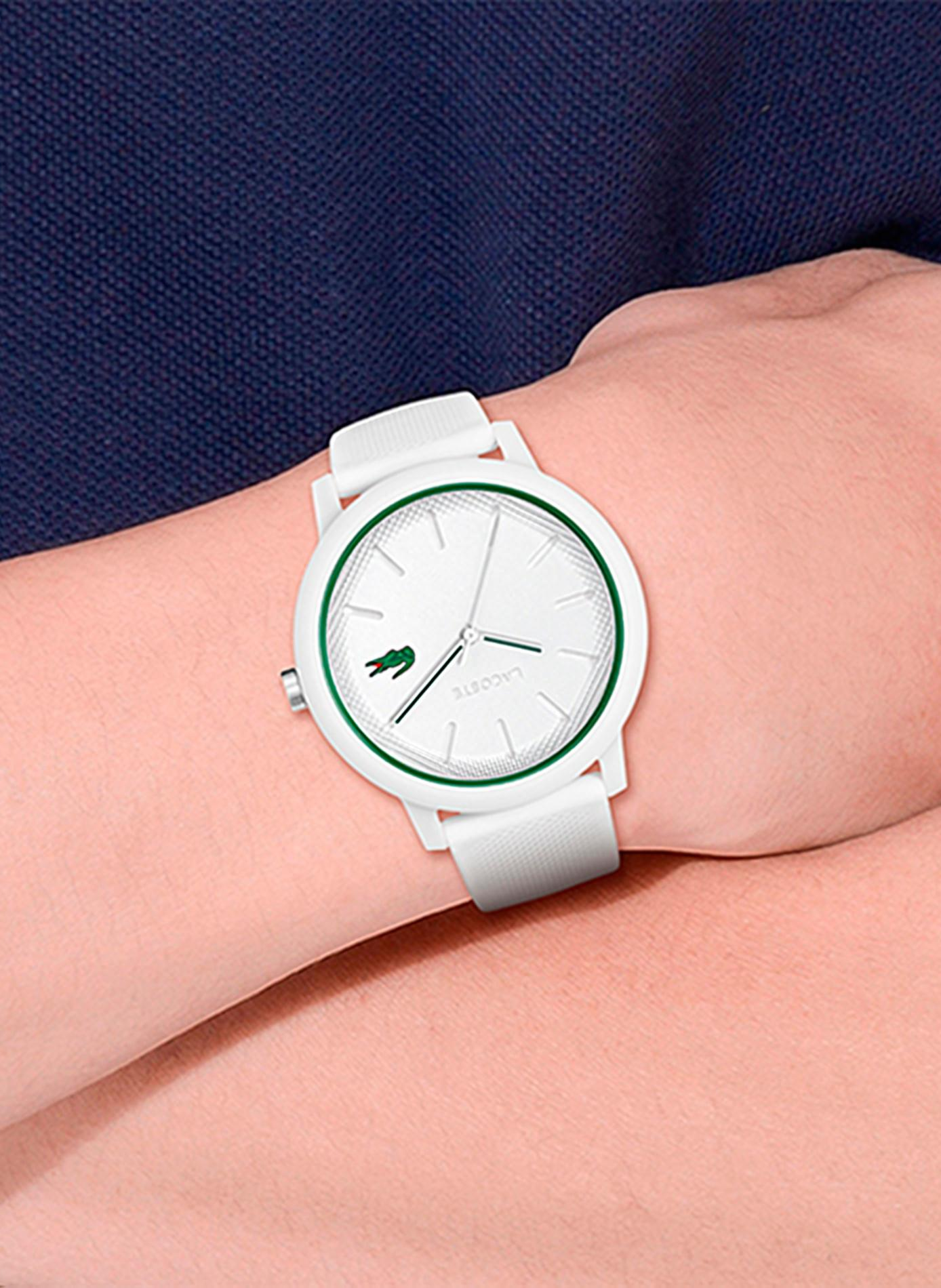 Montre quartz Lacoste.12.12 en silicone LACOSTE MONTRES Blanc