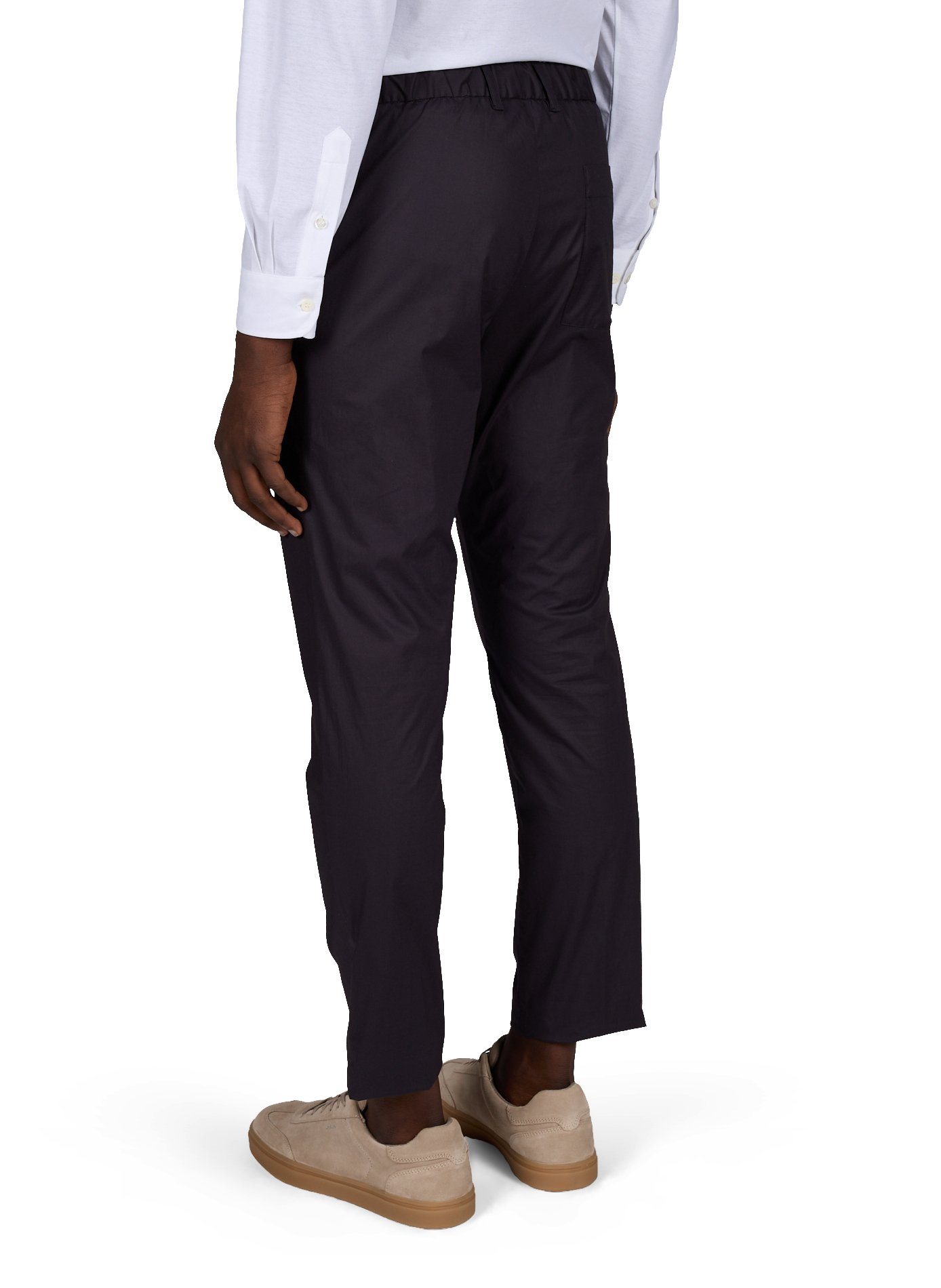 Pantalon à cordon de serrage en coton mélangé HERNO Bleu