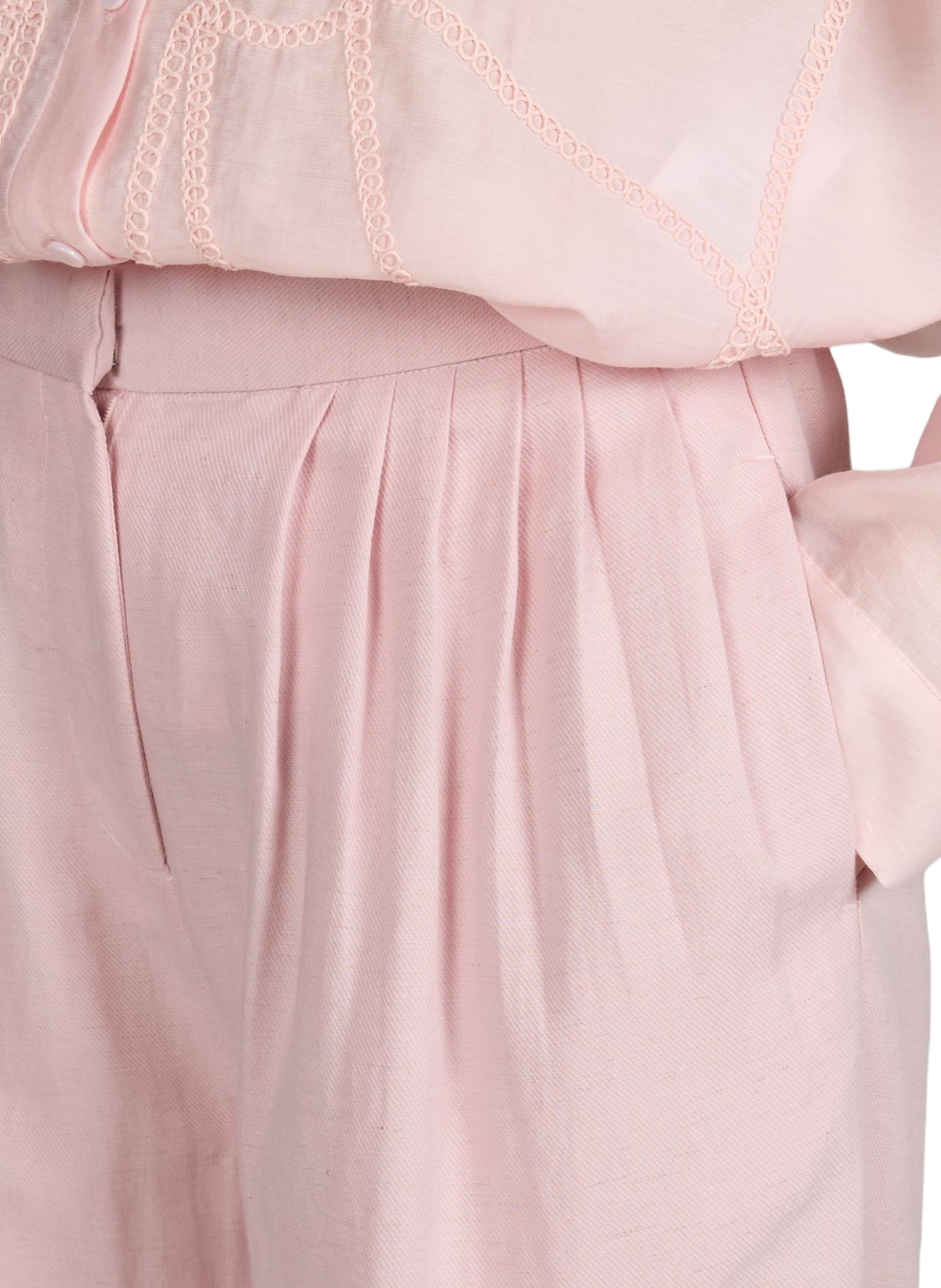 Pantalon ample uni OBJECT Rose