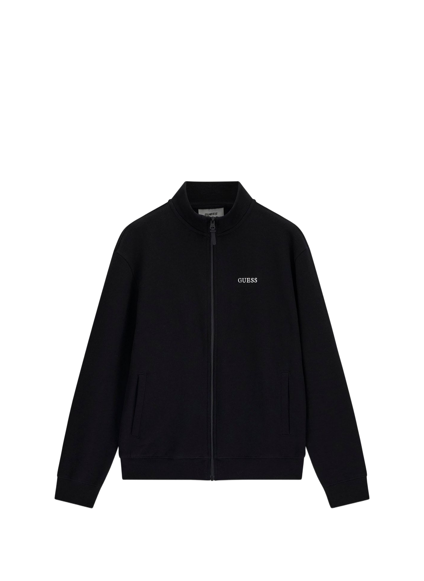 Marzio high-neck cotton blend sweatshirt GUESS Black