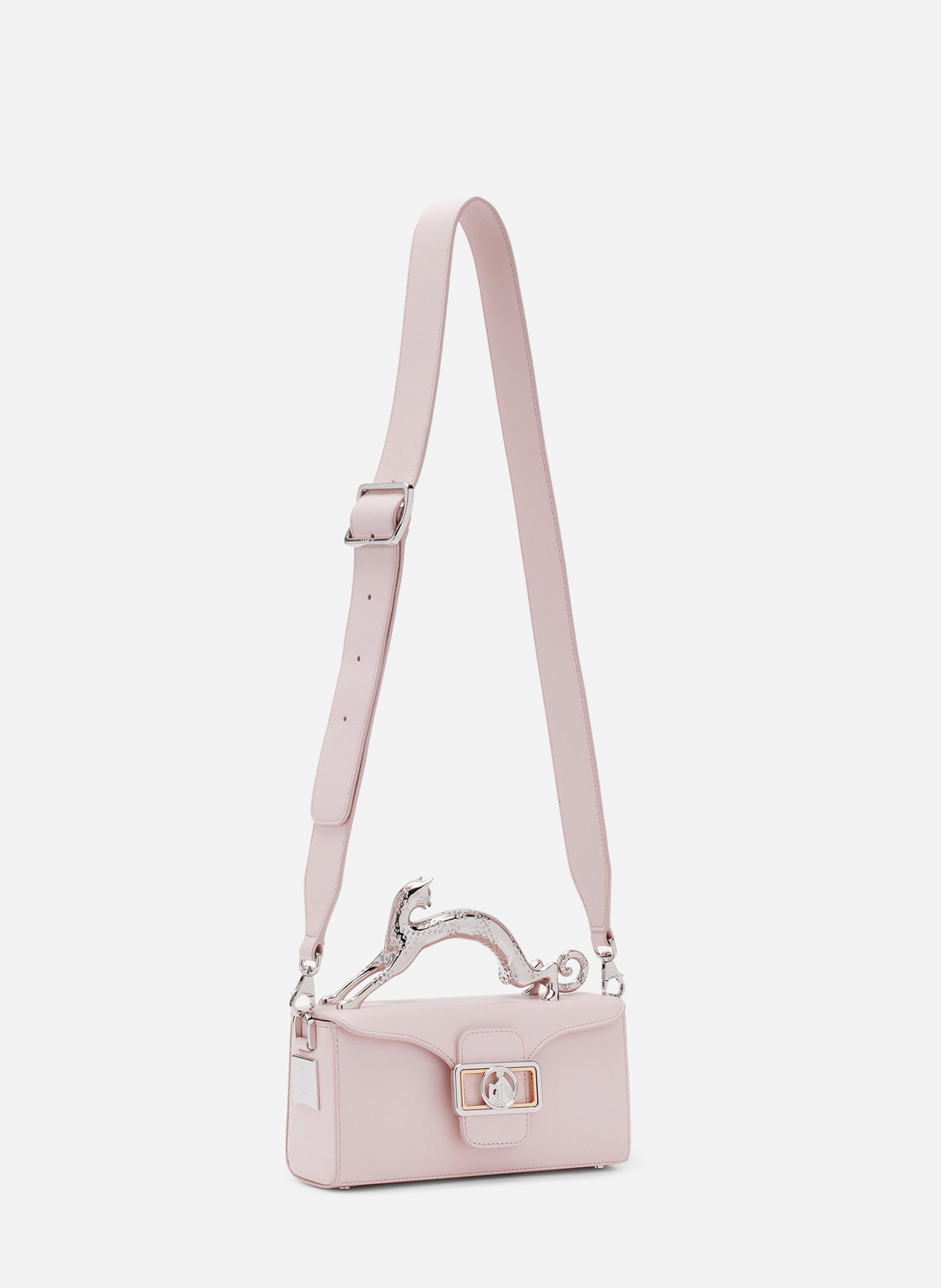 Sac pencil cat nano en cuir LANVIN Rose