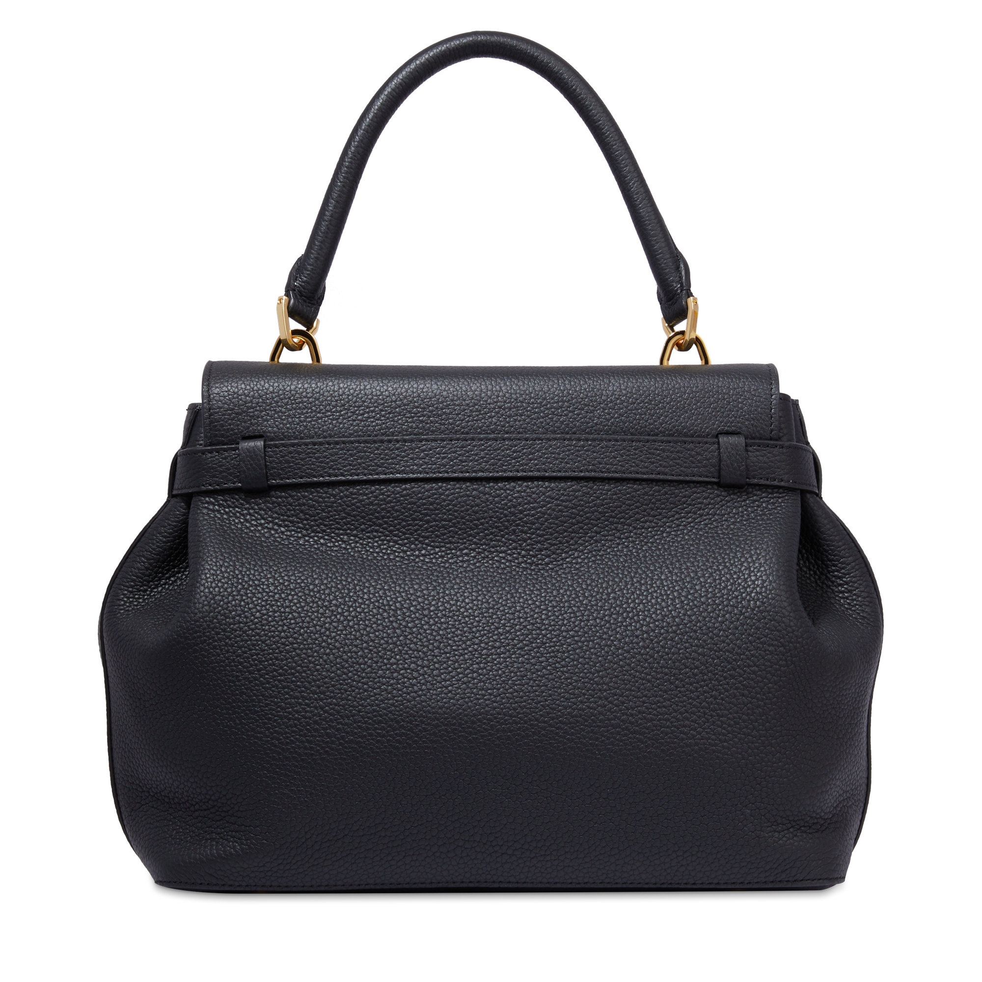 Handtas Charlie van Lancel in korrelig rundleer LANCEL Zwart