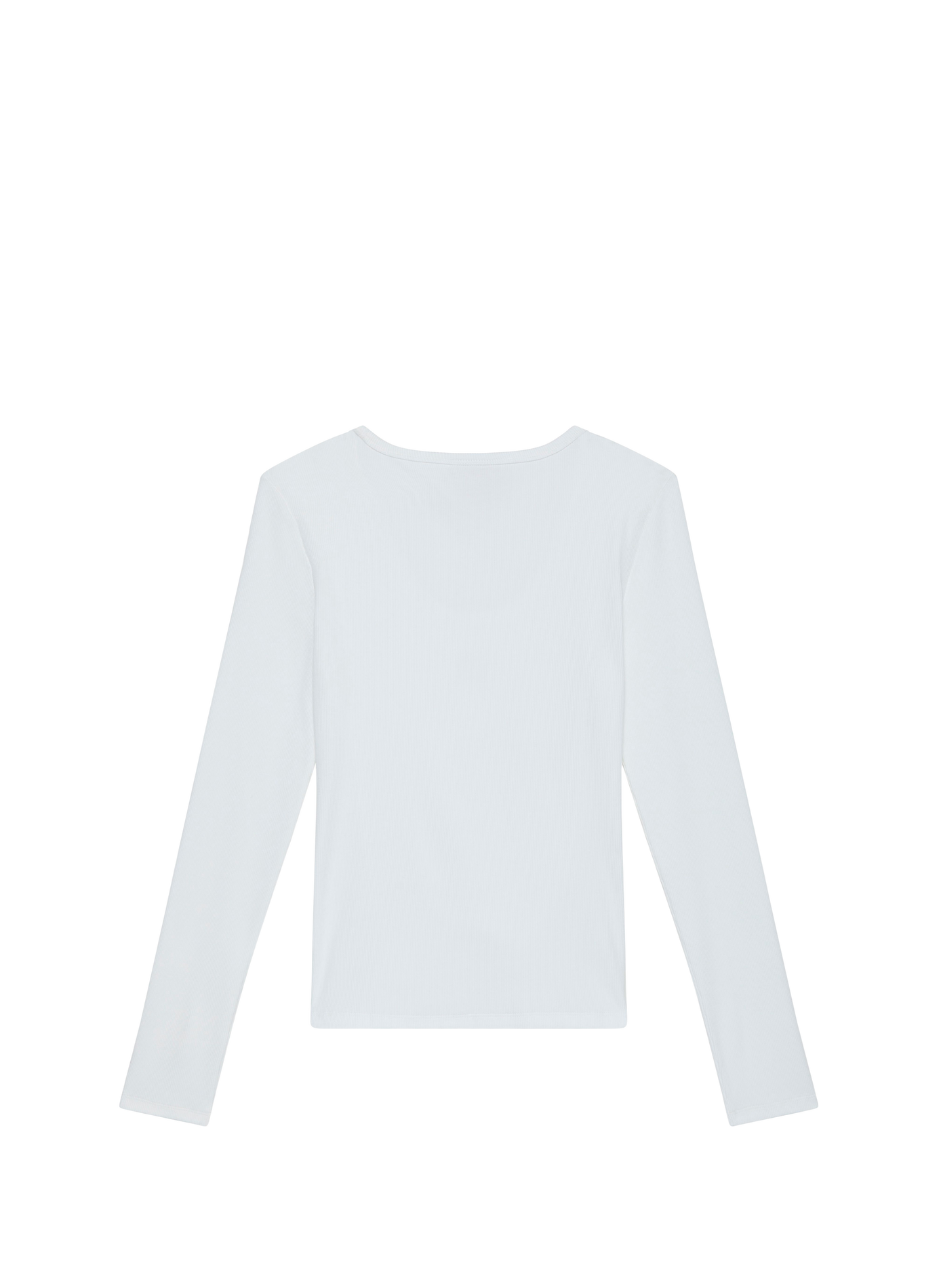 Oberteil mit Logo aus Baumwollmischung CALVIN KLEIN Weiss