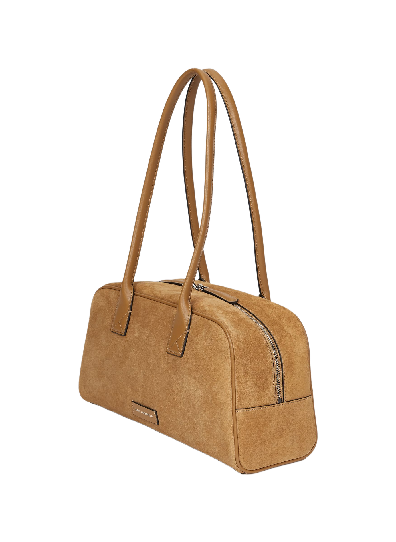Sac porté épaule en cuir K/Daily KARL LAGERFELD Marron