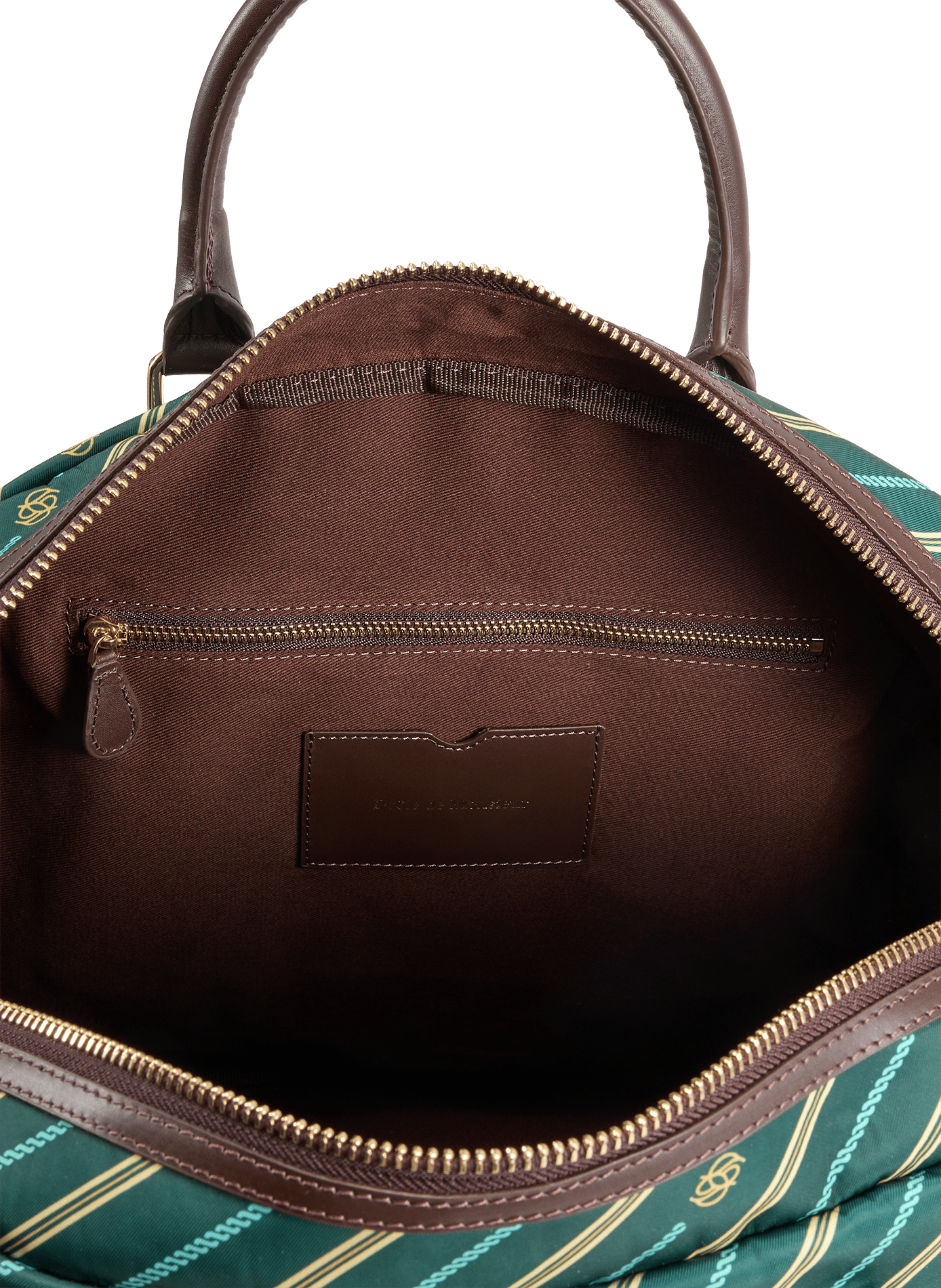 Weekender Reisetasche mit Monogramm DROLE DE MONSIEUR Grun