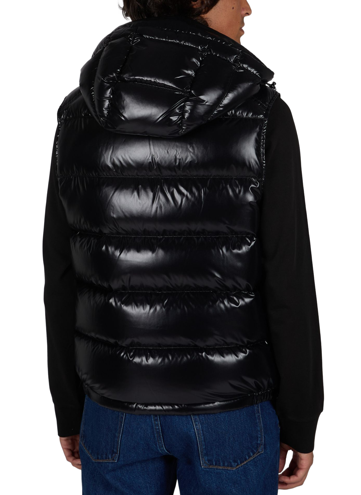 Bodywarmer met afneembare capuchon MONCLER Zwart