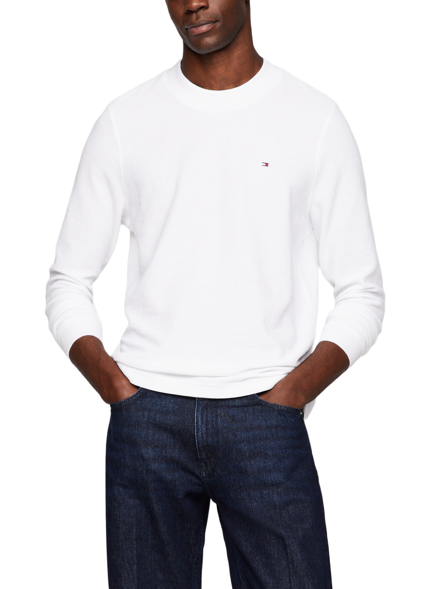 Trui met ronde hals TOMMY HILFIGER Wit
