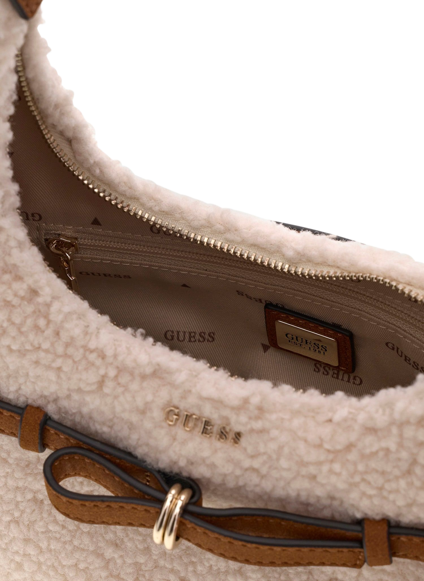 Sac à main Taylor Mini Hobo duveteux GUESS Veelkleurig