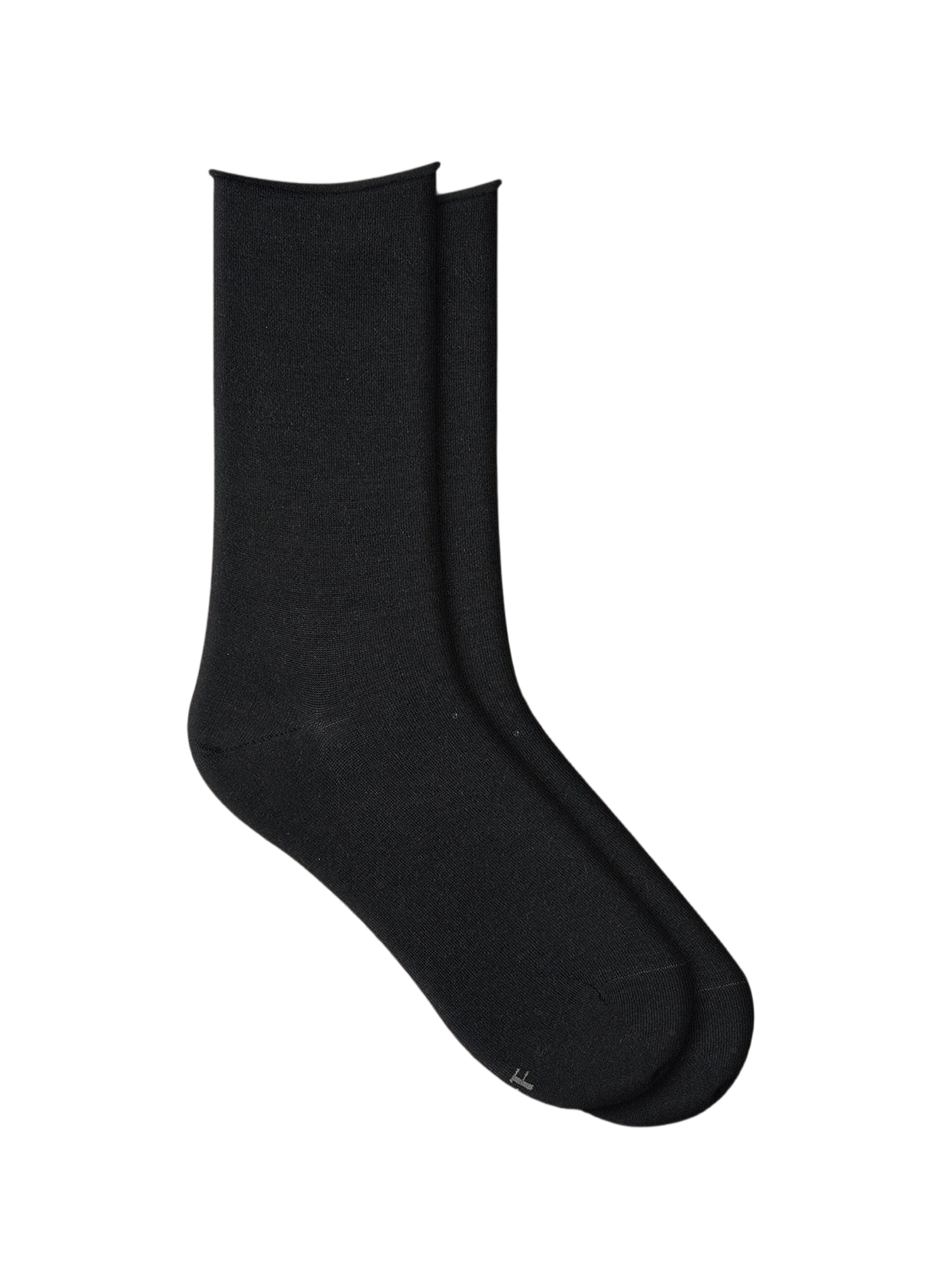 Woll- und Baumwollsocken BLEUFORÊT Schwarz