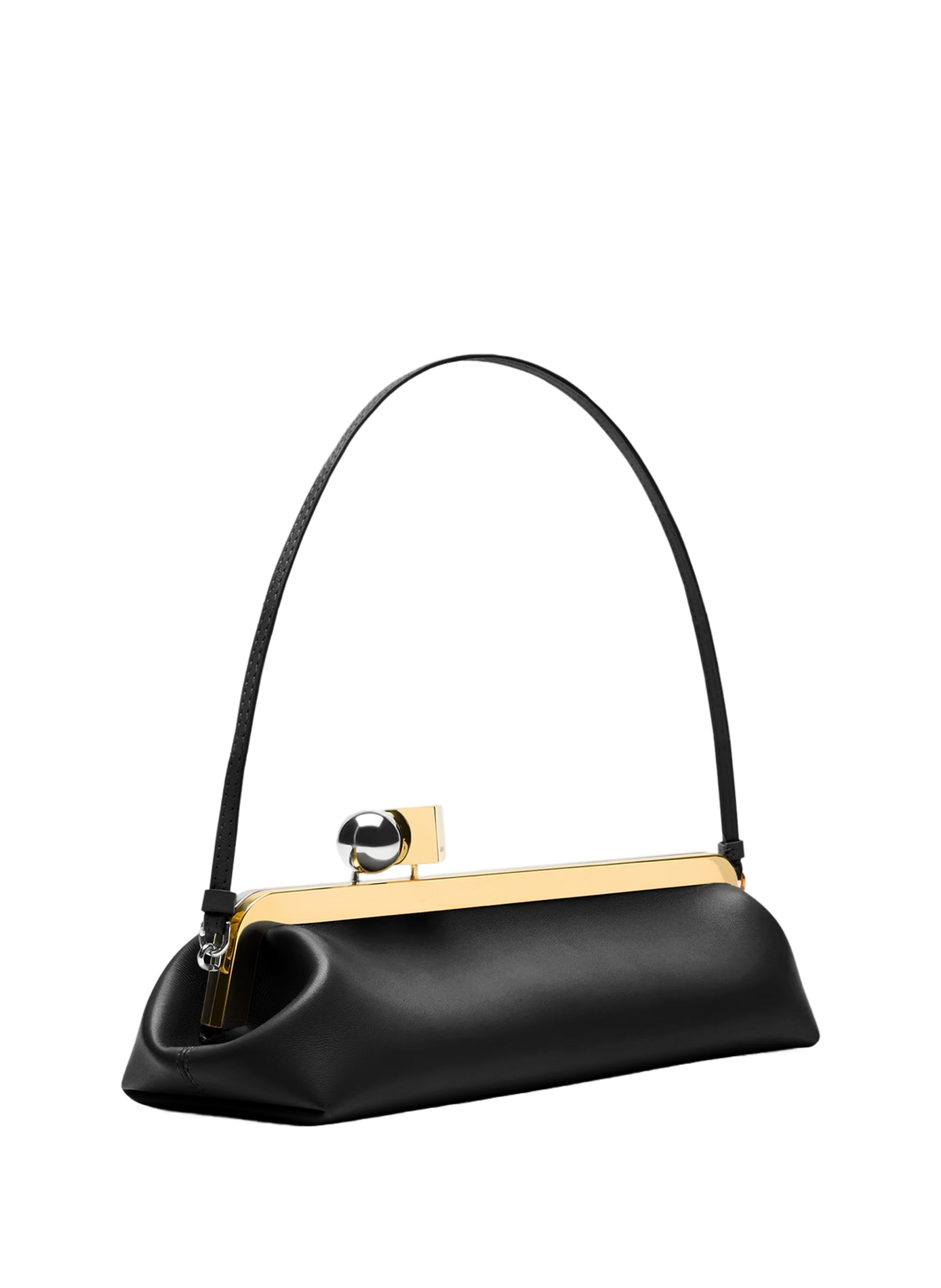 La cartera Salon de cuero de cordero JACQUEMUS Negro