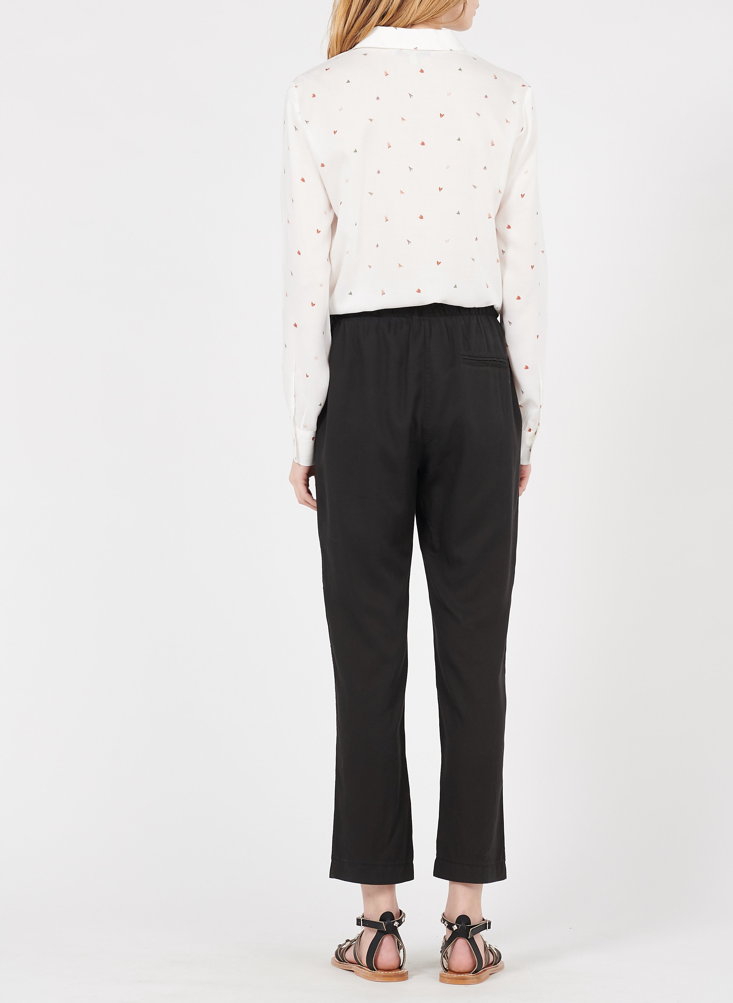 Rechte 7/8-broek LA FEE MARABOUTEE Zwart