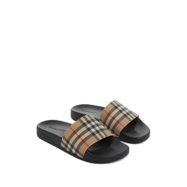 Claquettes imprimées Vintage Check