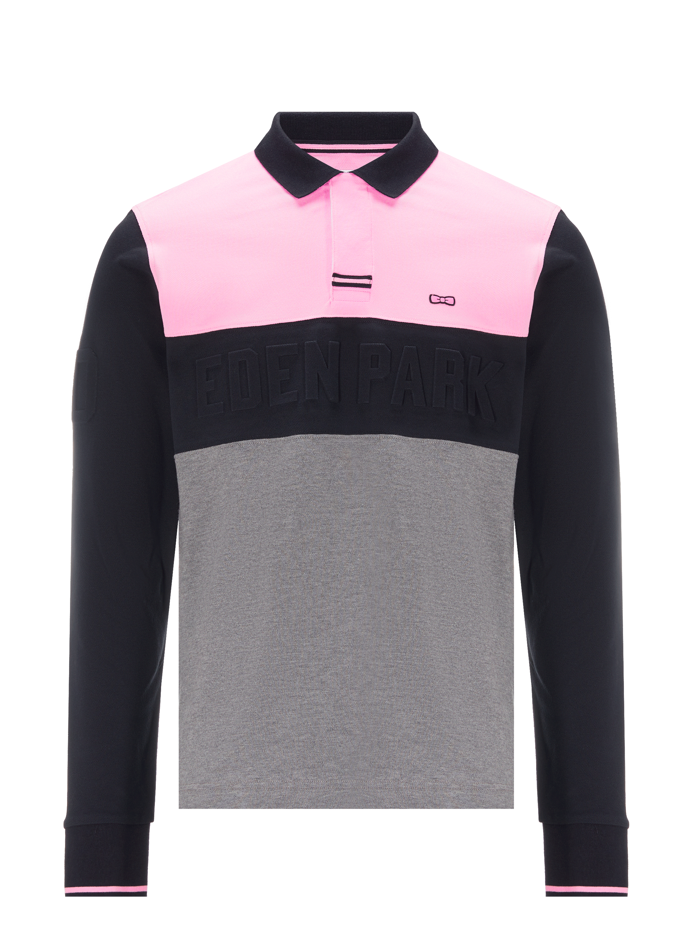 Polo manches longues en coton