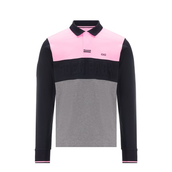 Polo manches longues en coton