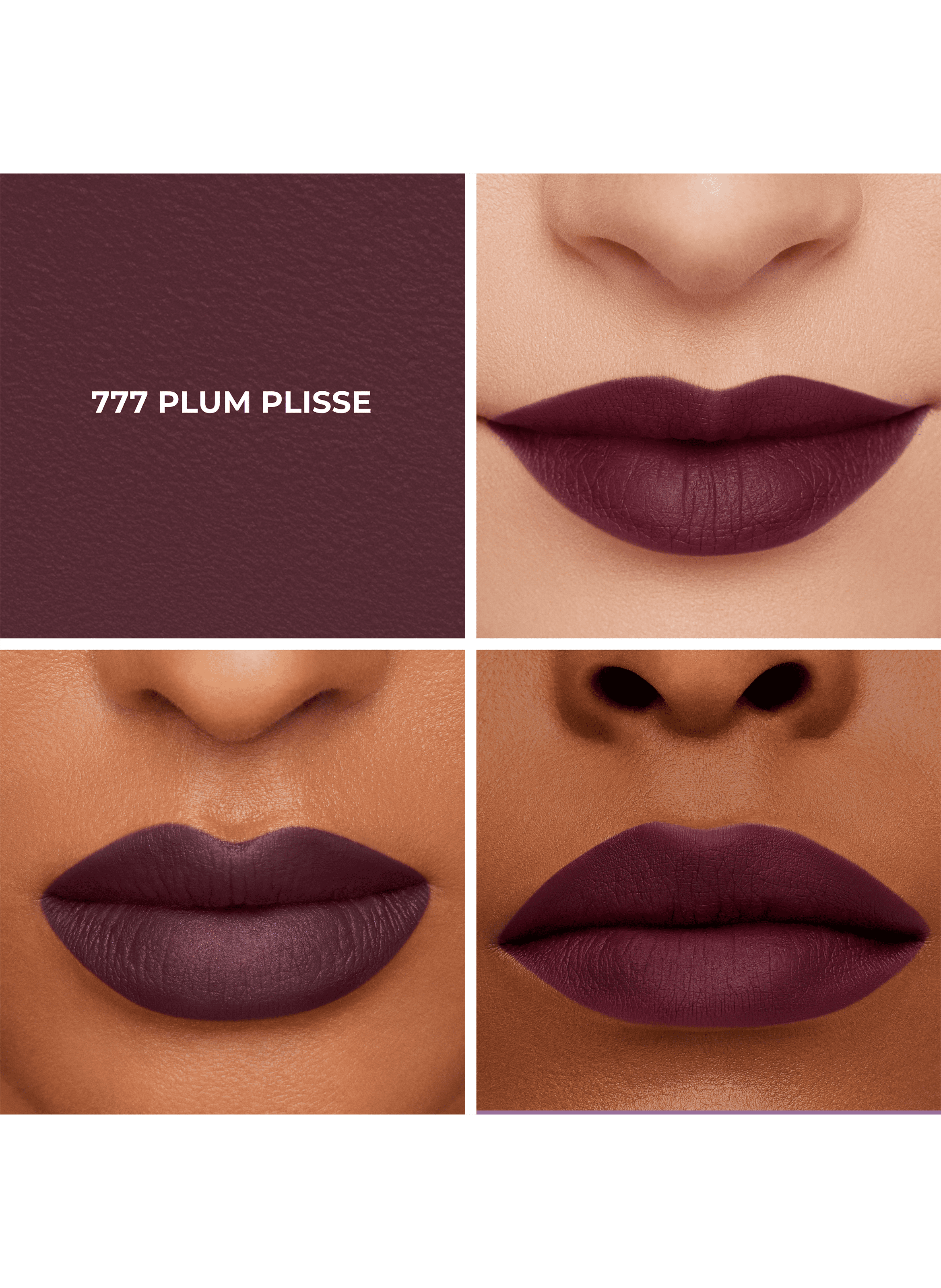 Caviar Smoothing Matte Lipstick Refill LAURA MERCIER 777 plum plisse 