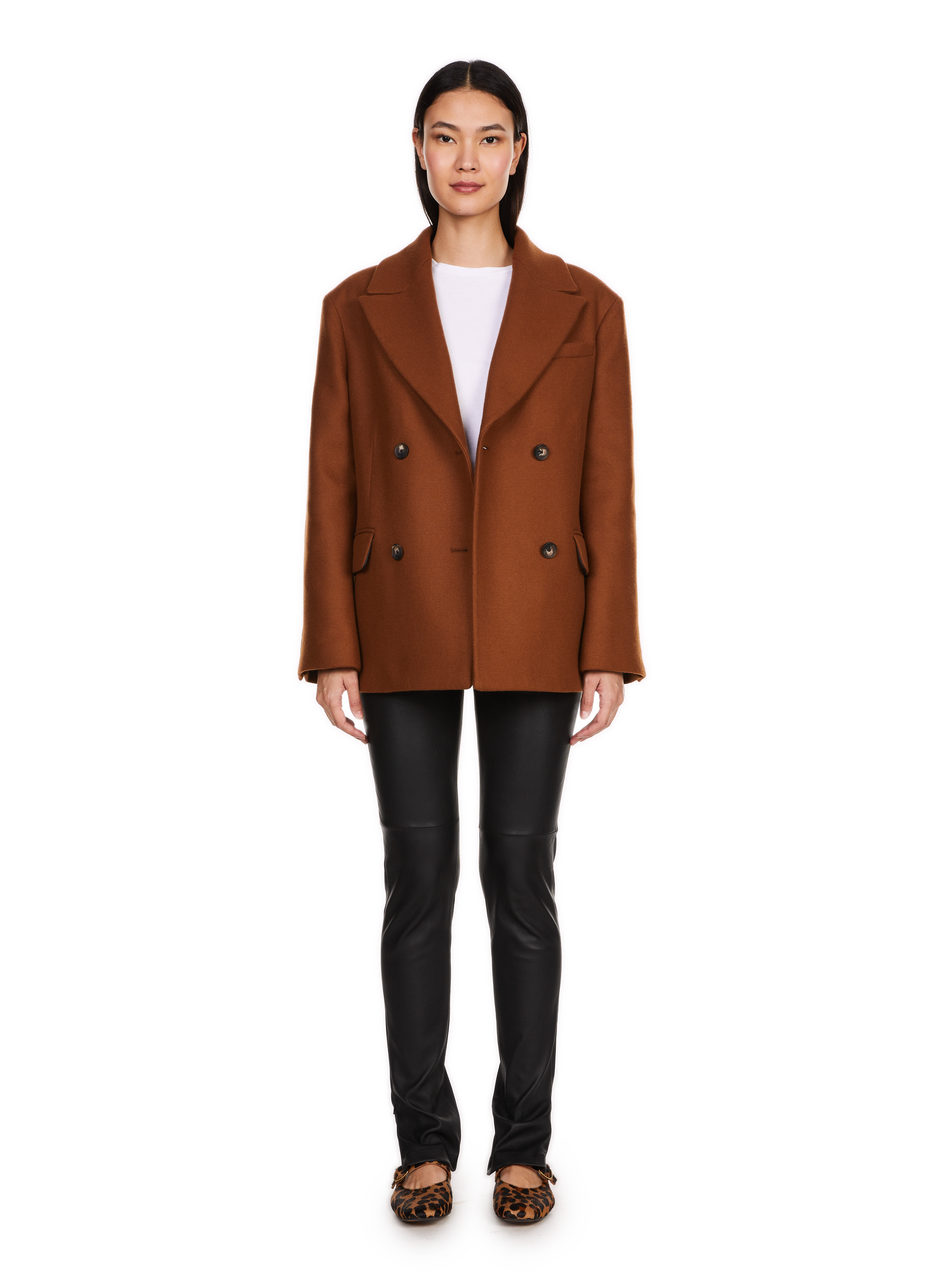 Pantalon en cuir Umira SAISON 1865 Noir