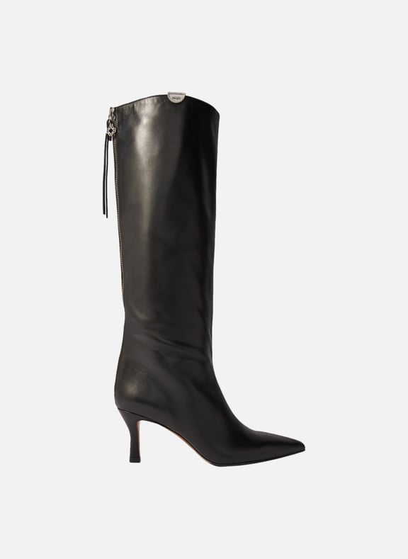 Bottes en cuir Noir by MAJE MAJE Bottes en cuir Noir