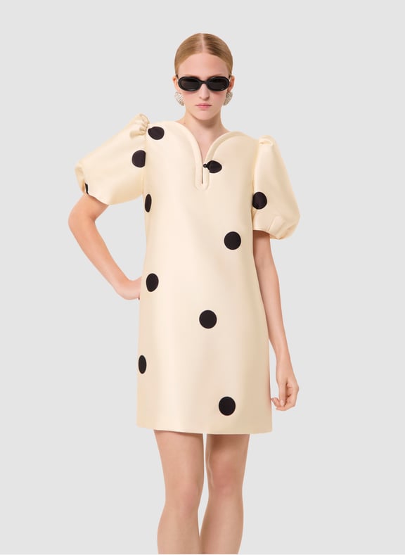 Robe courte pois - romina Blanc by TARA JARMON TARA JARMON Robe courte pois - romina Blanc