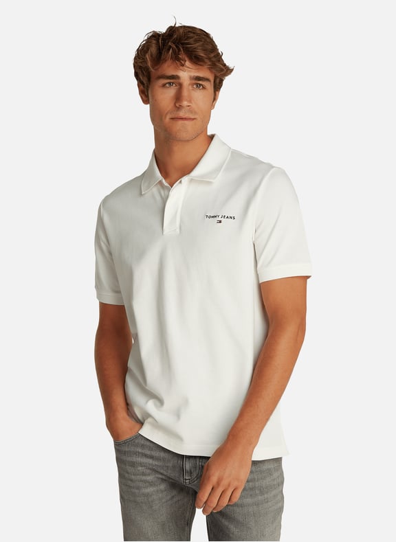Cotton polo shirt Beige by TOMMY HILFIGER TOMMY HILFIGER Cotton polo shirt Beige