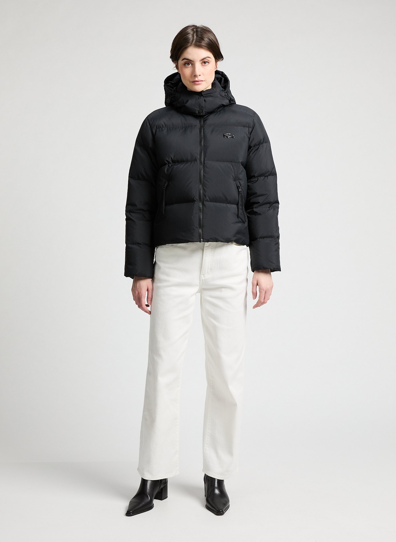 Doudoune à logo  LACOSTE Noir