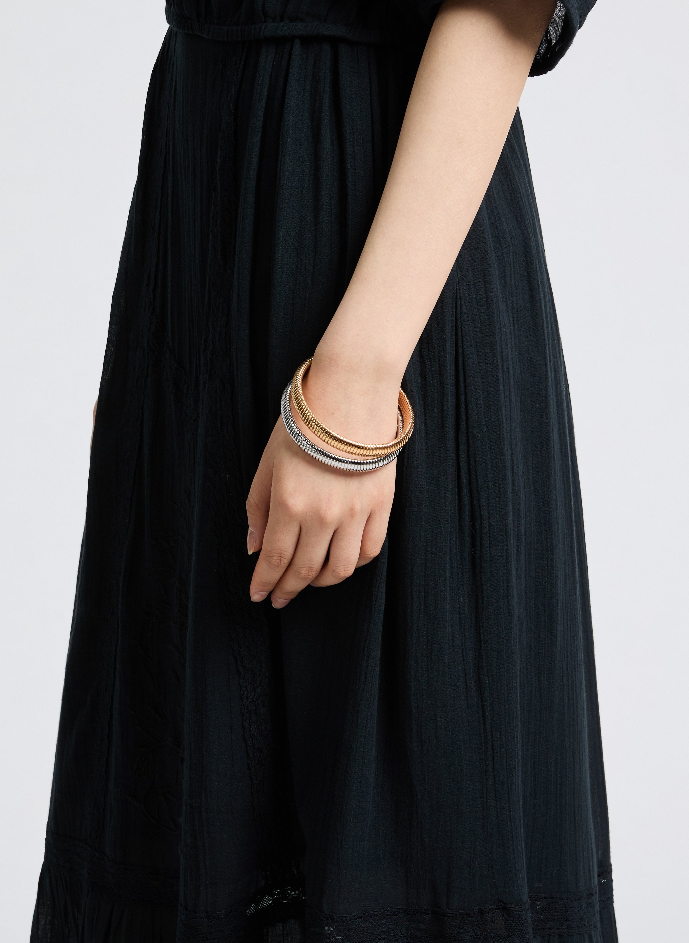 Bracelet en acier  AU PRINTEMPS PARIS Argent