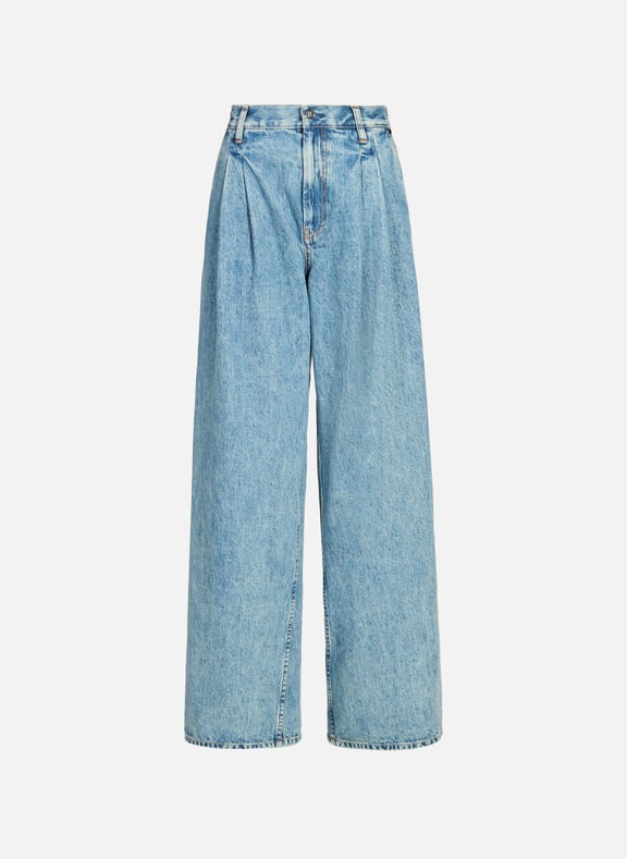 Jean à double pli en coton Bleu by HELMUT LANG HELMUT LANG Jean à double pli en coton Bleu