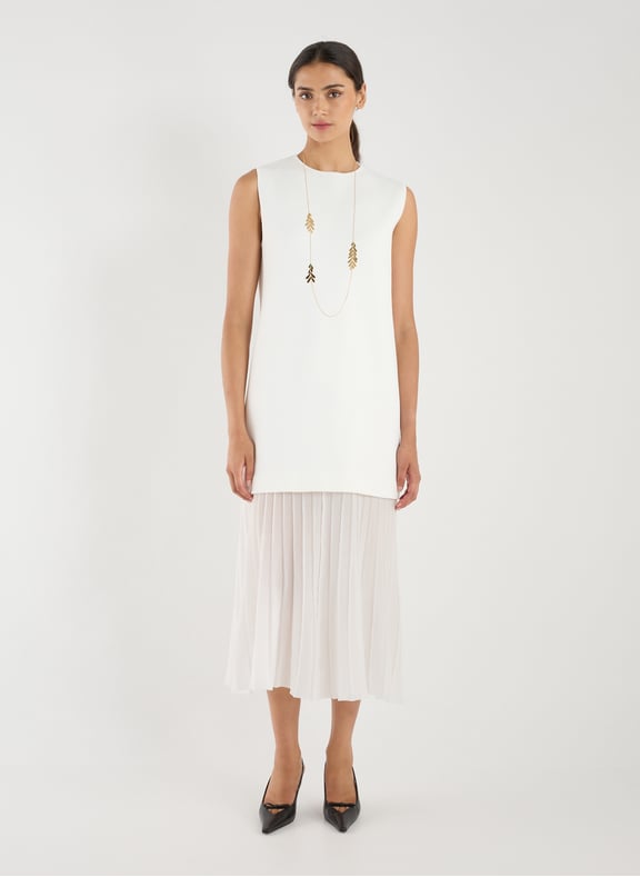Robe longue combinée Beige by ADOLFO DOMINGUEZ ADOLFO DOMINGUEZ Robe longue combinée Beige