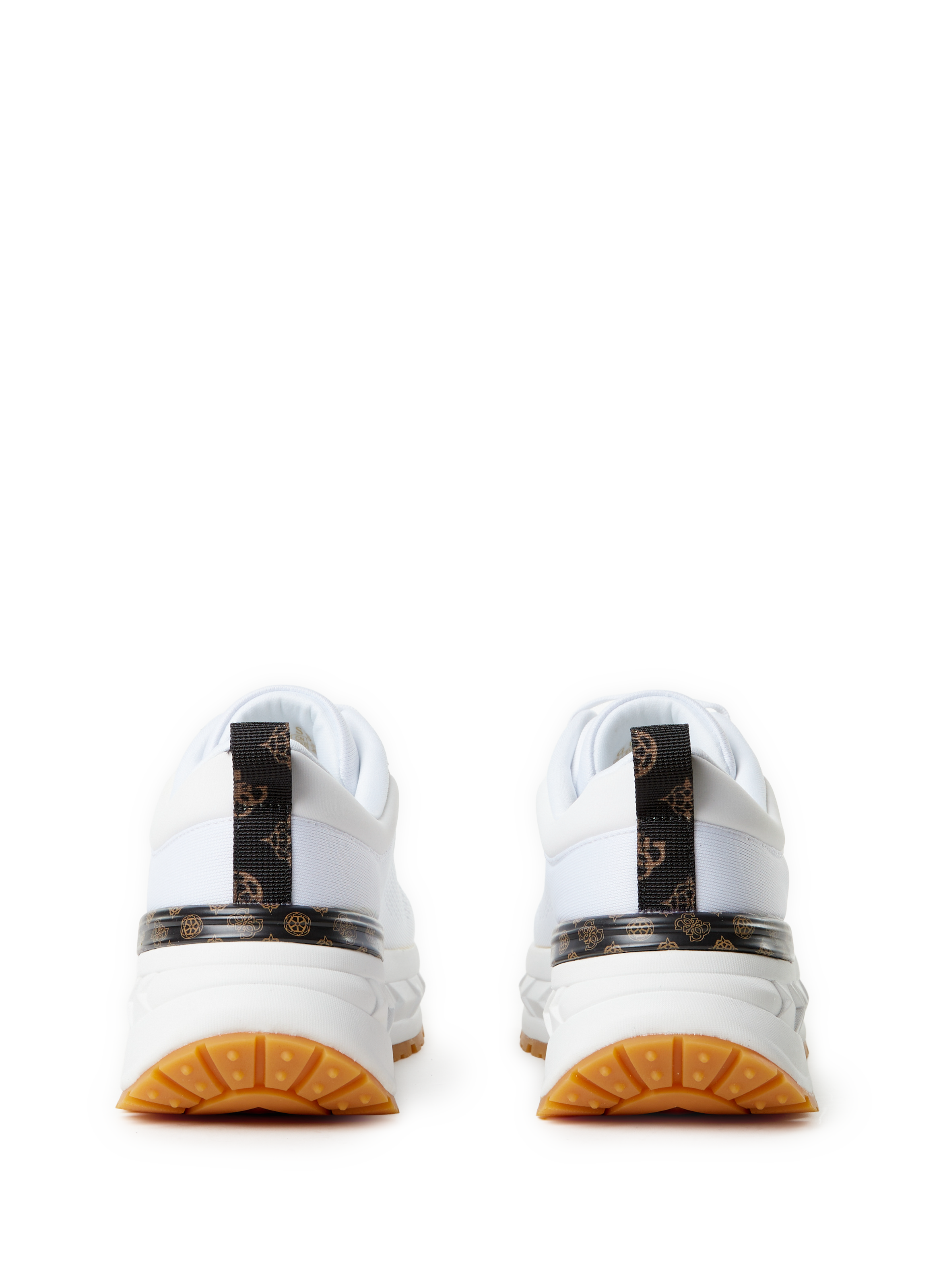 Two-tone wedge sneakers GUESS White