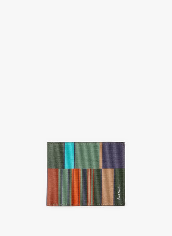 Portefeuille imprimé en cuir  | Multicolore by PAUL SMITH Portefeuille imprimé en cuir  Multicolore