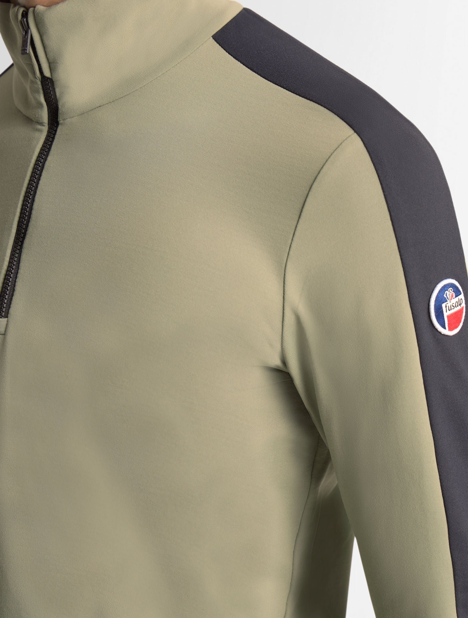 Sous pull de ski alpille col montant coupe ajustée FUSALP Kaki