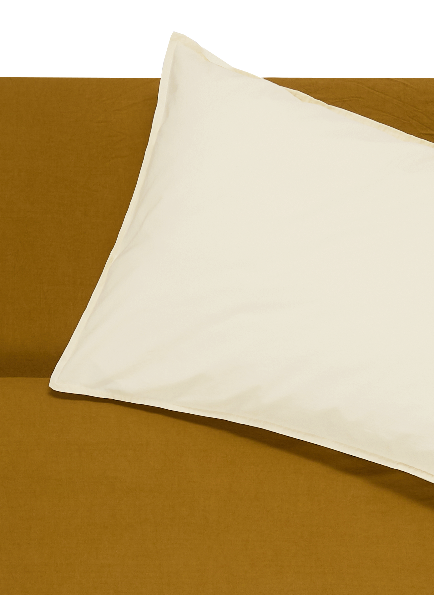 Cotton percale pillowcase AU PRINTEMPS PARIS Beige