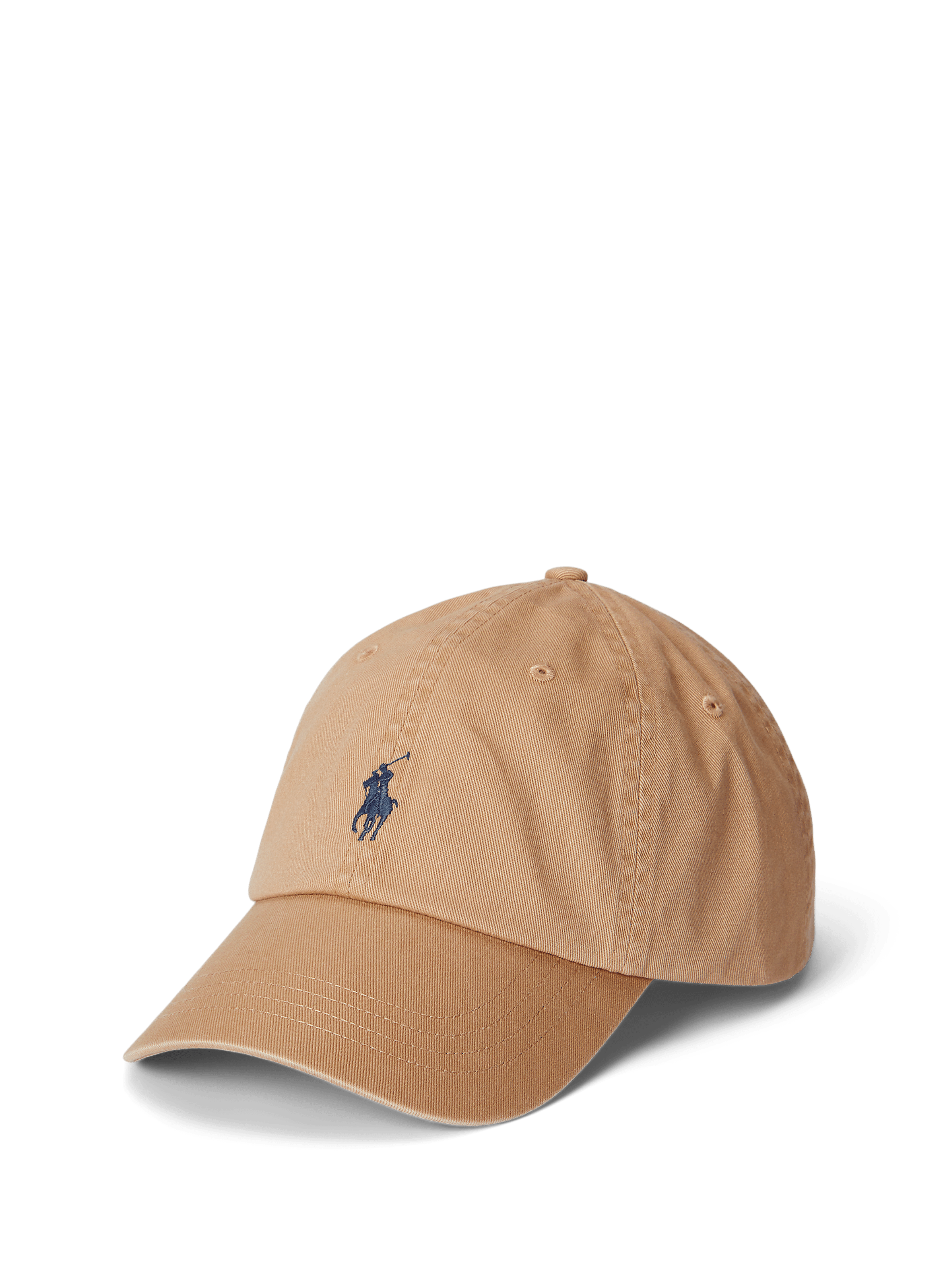 Cotton Logo Baseball Cap POLO RALPH LAUREN Beige