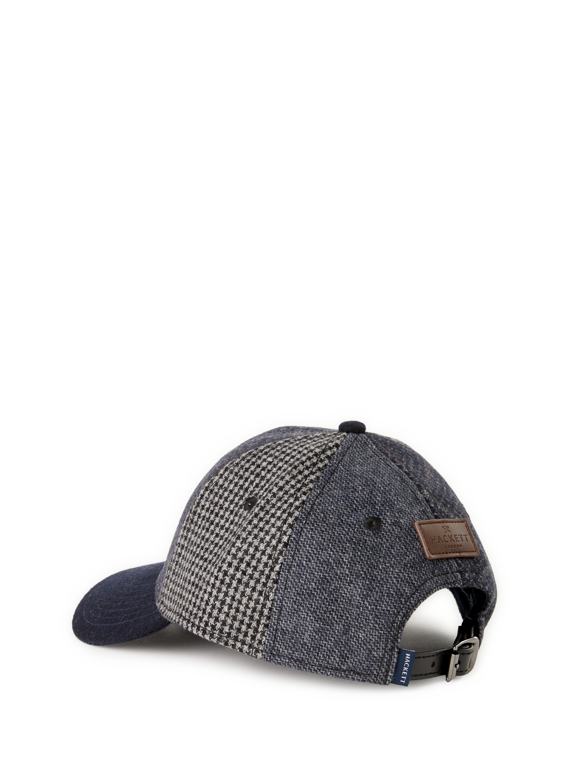 Two-tone cap with curved visor HACKETT Blue